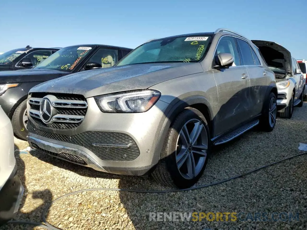 2 fotografías del automóvil dañado 4JGFB4JB9NA691814 MERCEDES-BENZ GLE-CLASS 2022