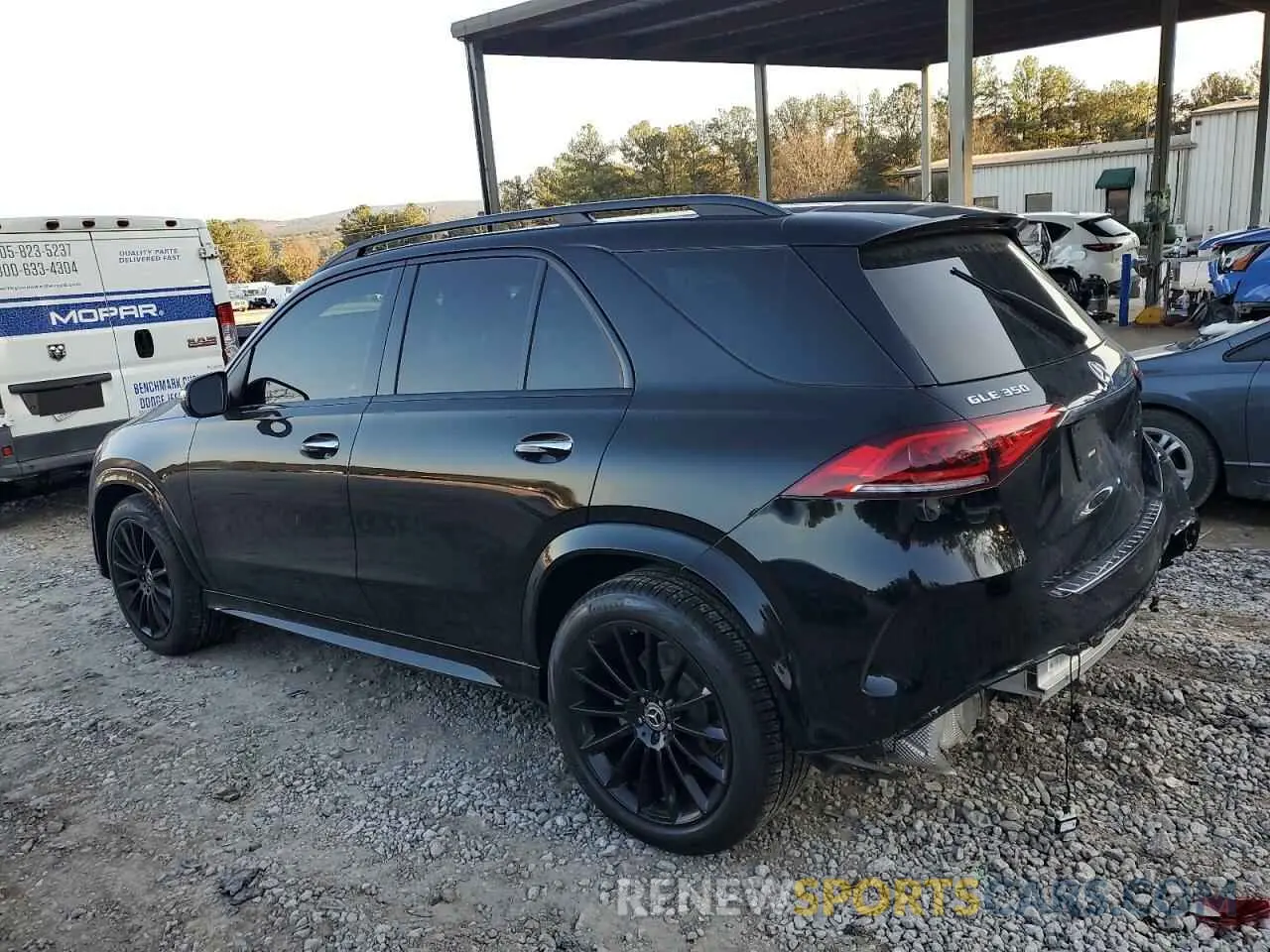 2 fotografías del automóvil dañado 4JGFB4JBXNA721628 MERCEDES-BENZ GLE-CLASS 2022