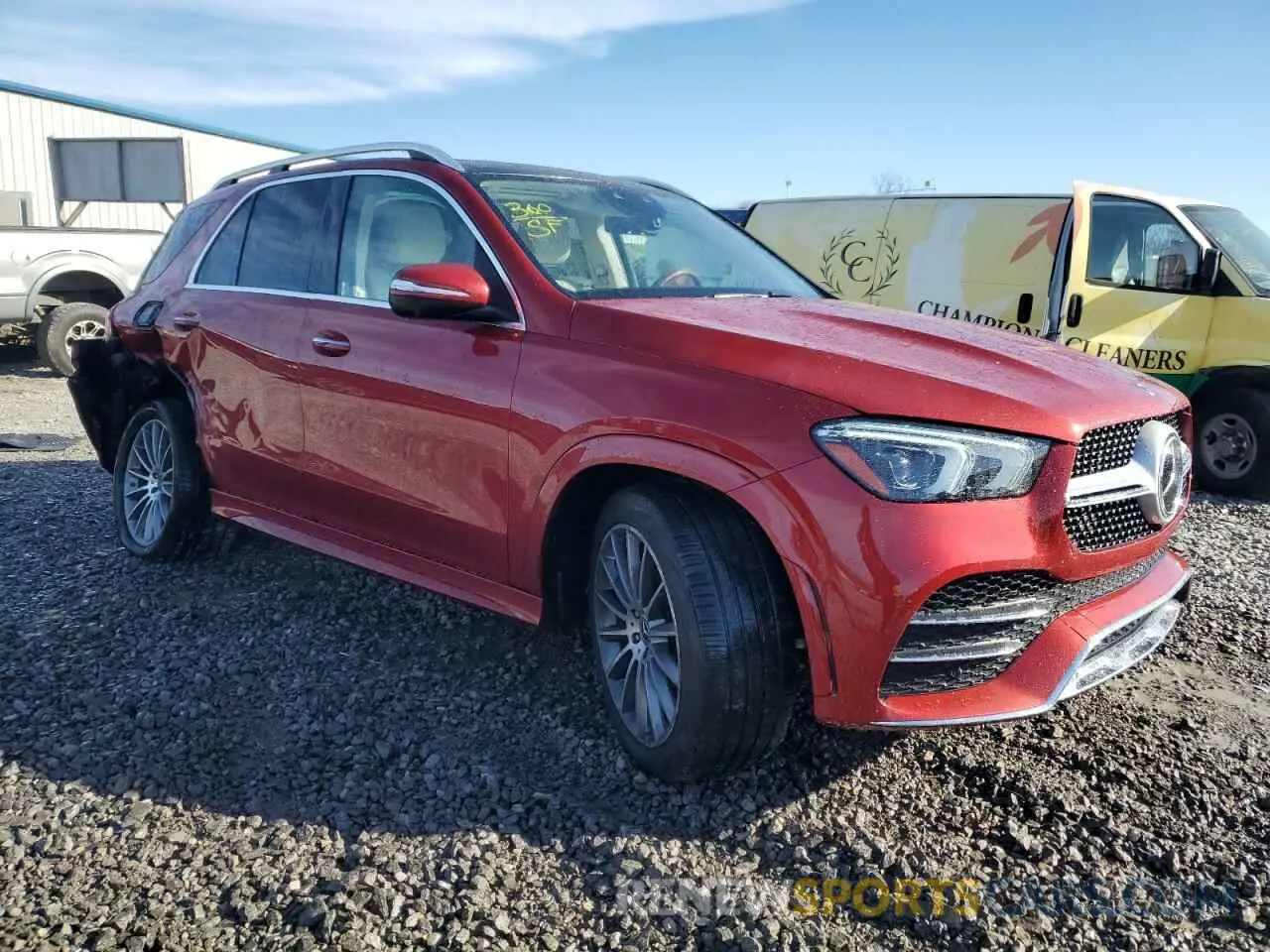 4 fotografías del automóvil dañado 4JGFB4JBXNA785359 MERCEDES-BENZ GLE-CLASS 2022
