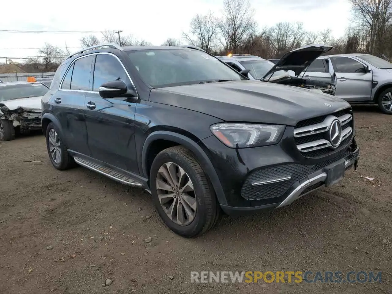 4 fotografías del automóvil dañado 4JGFB4KB0NA657646 MERCEDES-BENZ GLE-CLASS 2022