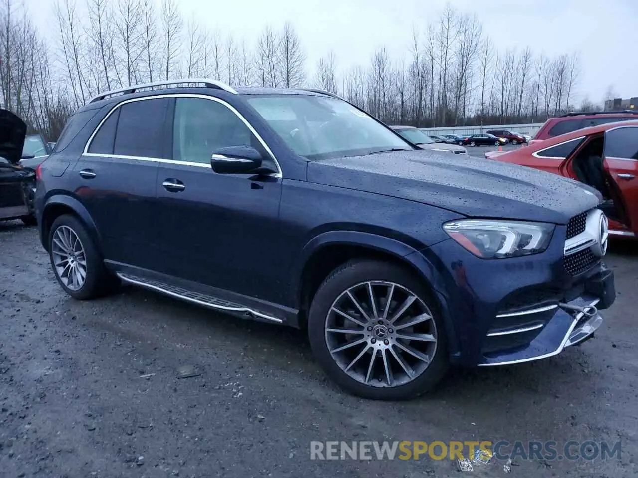 4 fotografías del automóvil dañado 4JGFB4KB1NA659907 MERCEDES-BENZ GLE-CLASS 2022