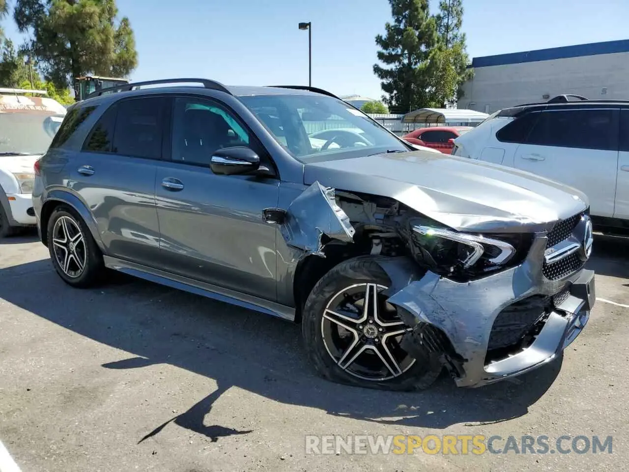 4 fotografías del automóvil dañado 4JGFB4KB9NA627383 MERCEDES-BENZ GLE-CLASS 2022