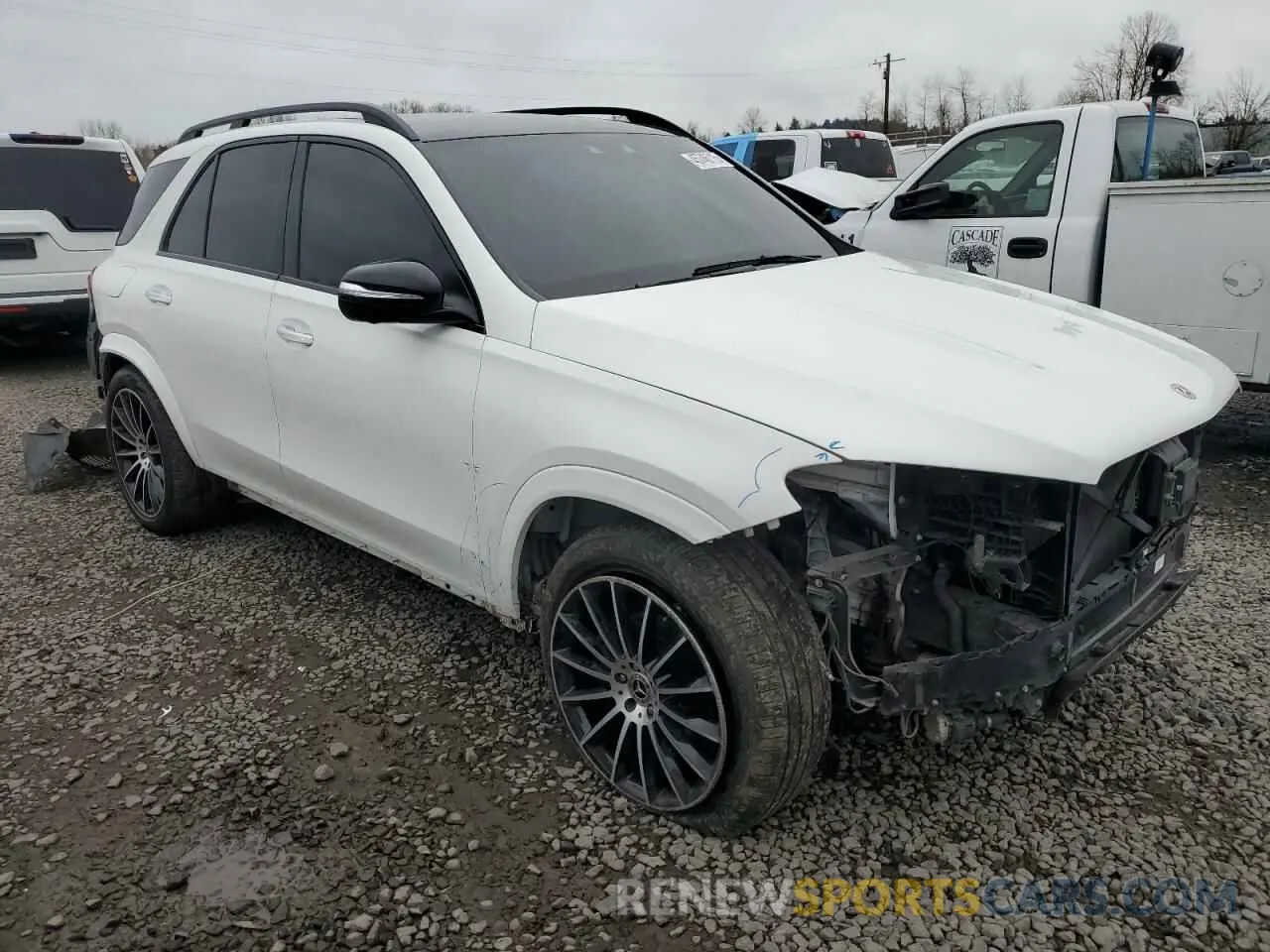 4 fotografías del automóvil dañado 4JGFB4KEXNA765833 MERCEDES-BENZ GLE-CLASS 2022