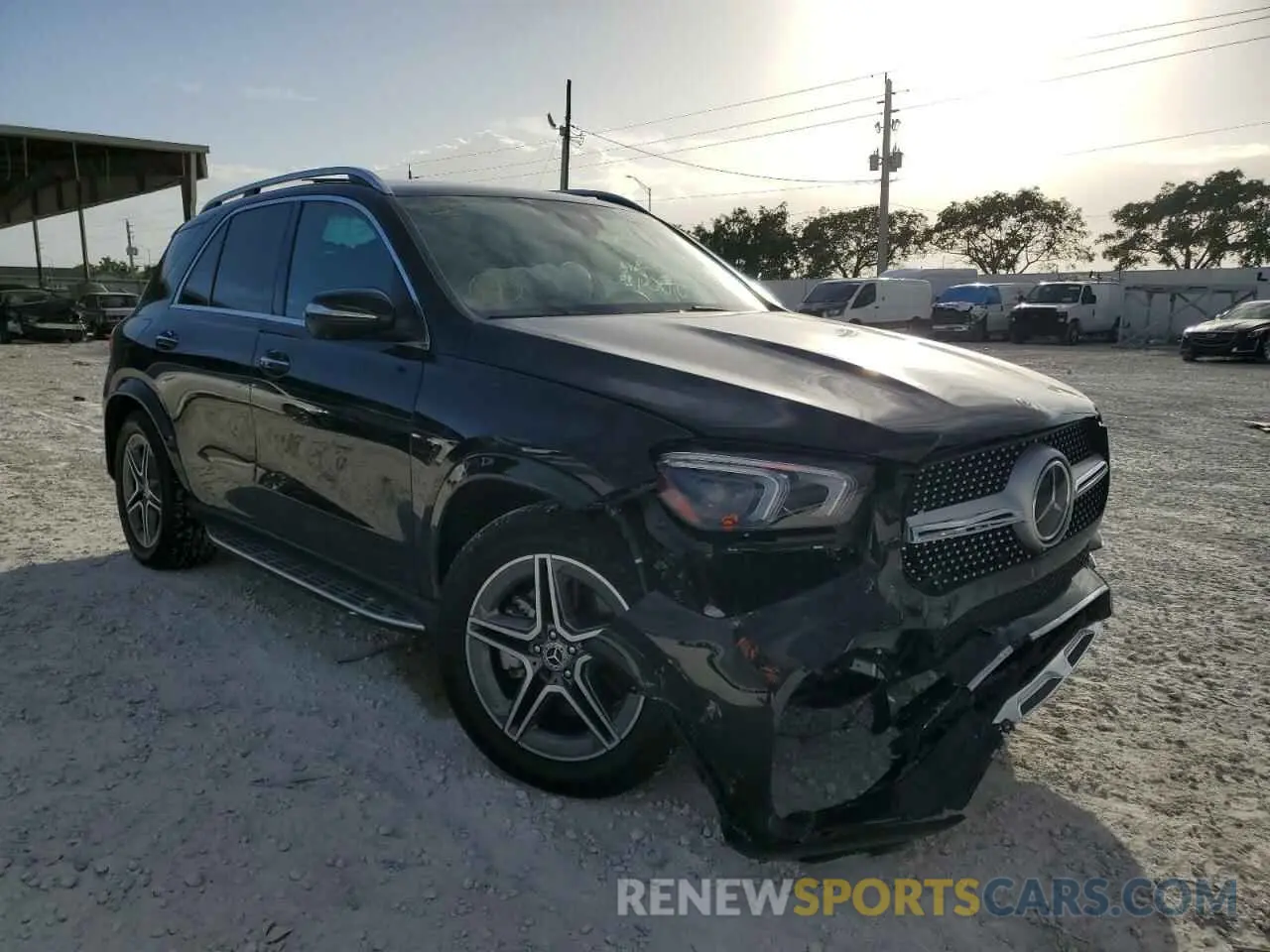 1 fotografías del automóvil dañado 4JGFB5KB1NA653062 MERCEDES-BENZ GLE-CLASS 2022
