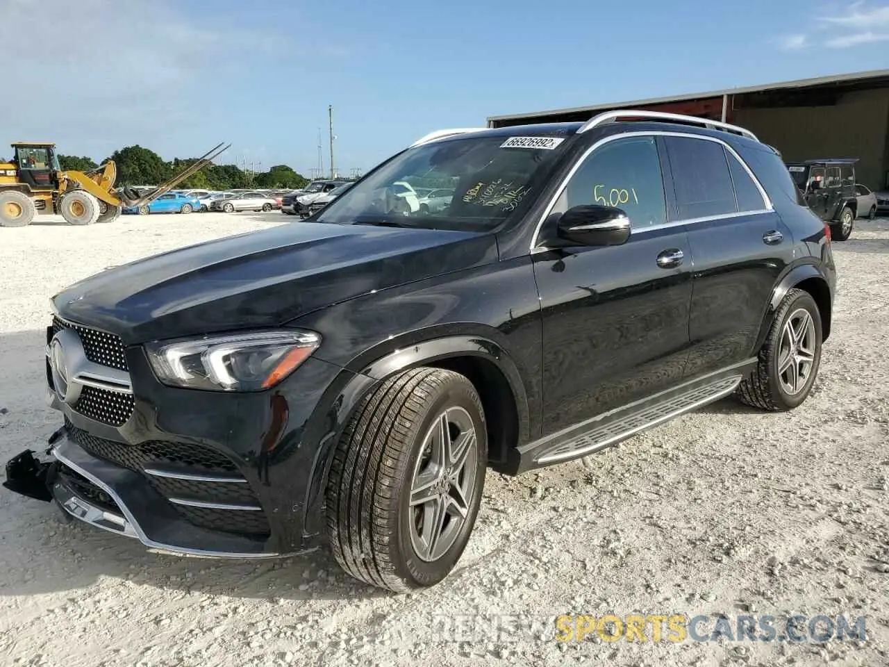 2 fotografías del automóvil dañado 4JGFB5KB1NA653062 MERCEDES-BENZ GLE-CLASS 2022