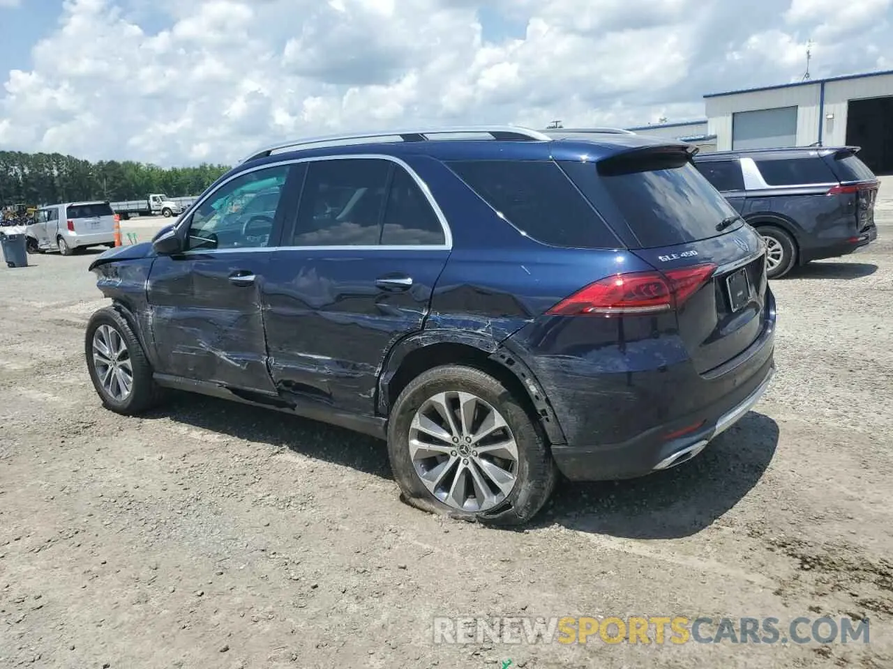 2 fotografías del automóvil dañado 4JGFB5KB3NA595990 MERCEDES-BENZ GLE-CLASS 2022