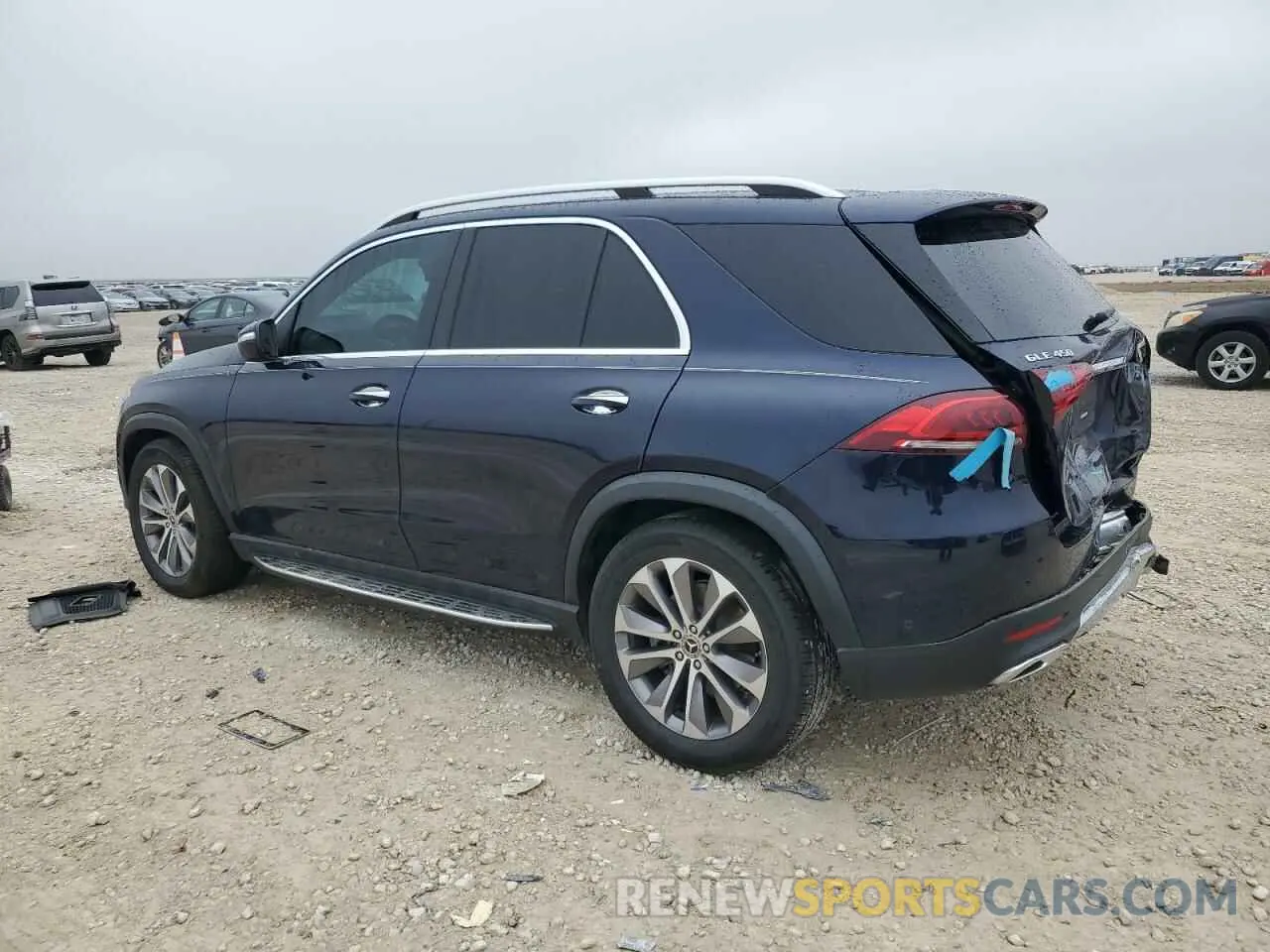 2 fotografías del automóvil dañado 4JGFB5KB7NA587214 MERCEDES-BENZ GLE-CLASS 2022