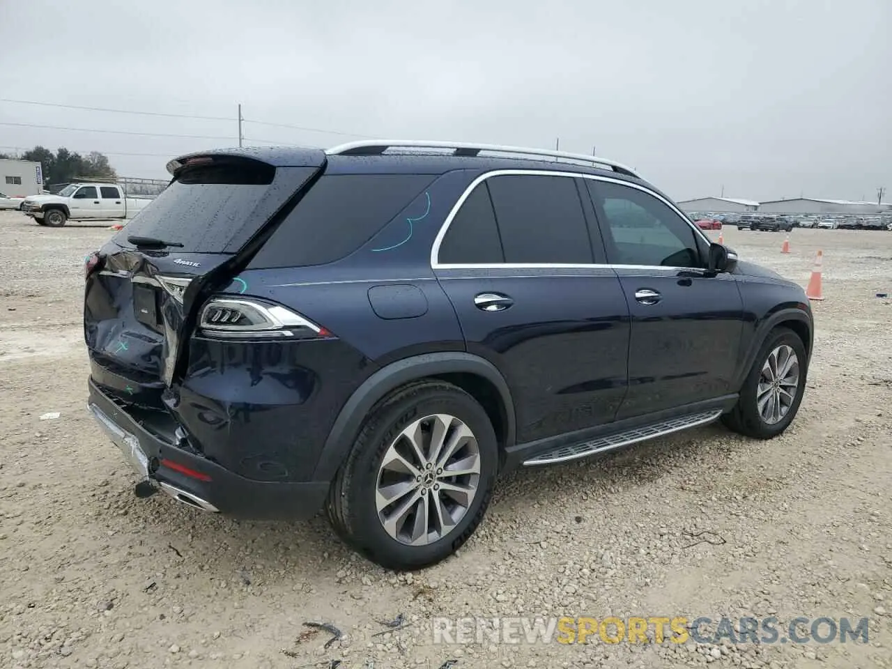 3 fotografías del automóvil dañado 4JGFB5KB7NA587214 MERCEDES-BENZ GLE-CLASS 2022