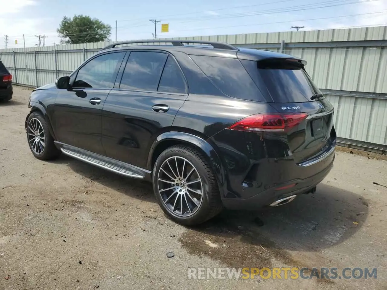 2 fotografías del automóvil dañado 4JGFB5KE9NA596152 MERCEDES-BENZ GLE-CLASS 2022