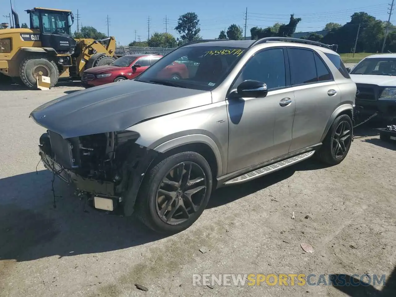 1 fotografías del automóvil dañado 4JGFB6BB3NA593467 MERCEDES-BENZ GLE-CLASS 2022