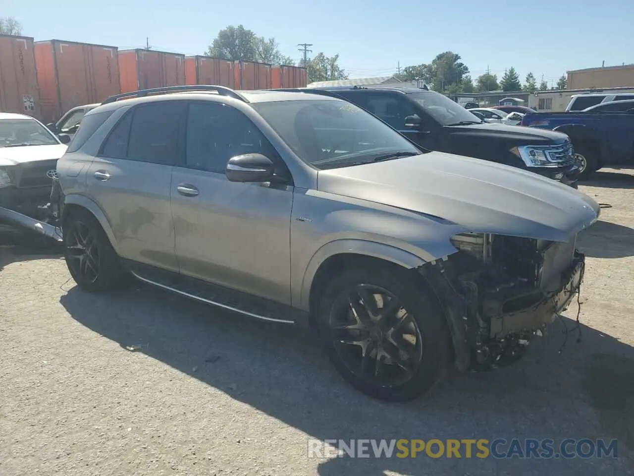 4 fotografías del automóvil dañado 4JGFB6BB3NA593467 MERCEDES-BENZ GLE-CLASS 2022