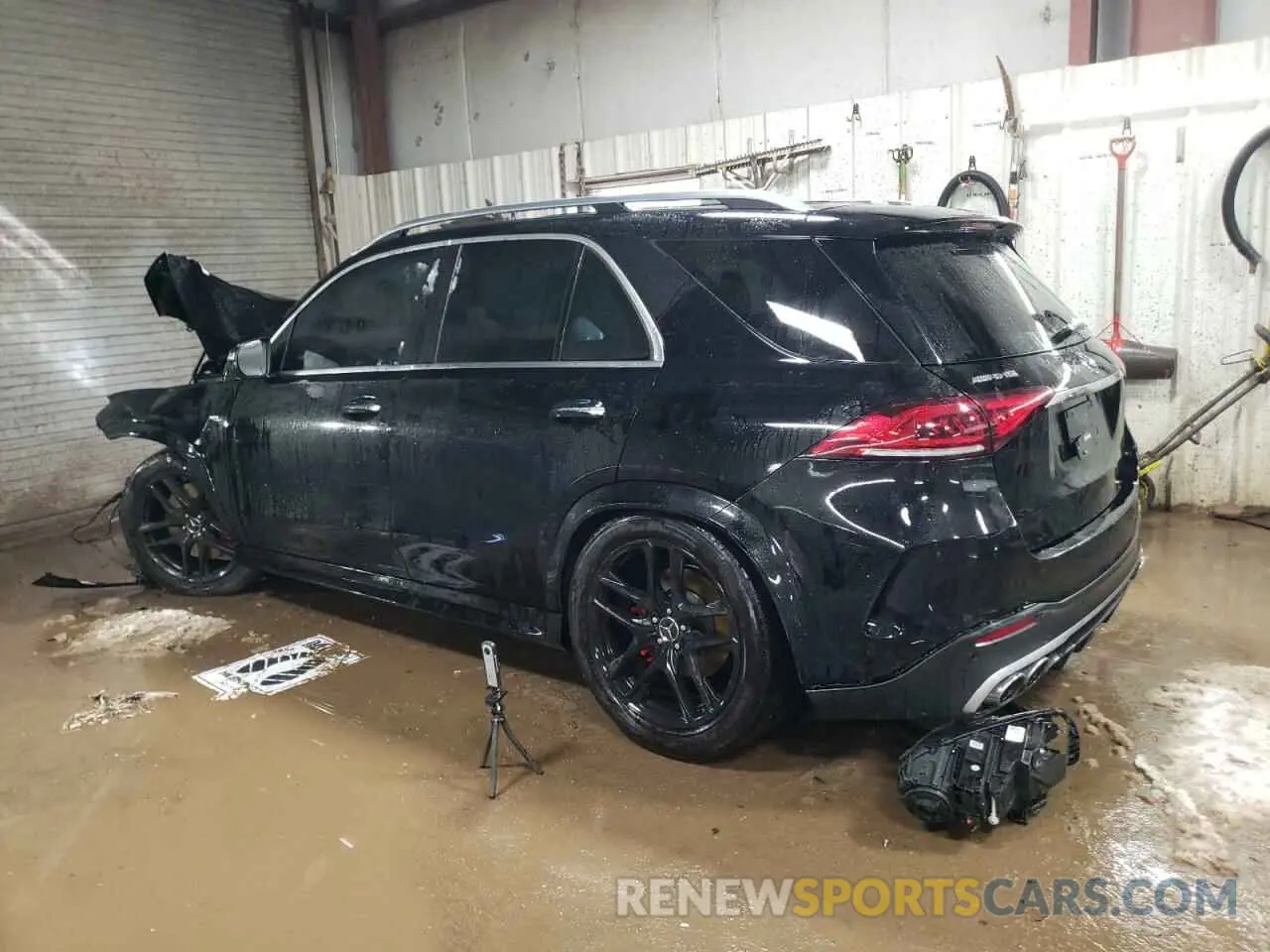 2 fotografías del automóvil dañado 4JGFB6BB8NA667109 MERCEDES-BENZ GLE-CLASS 2022