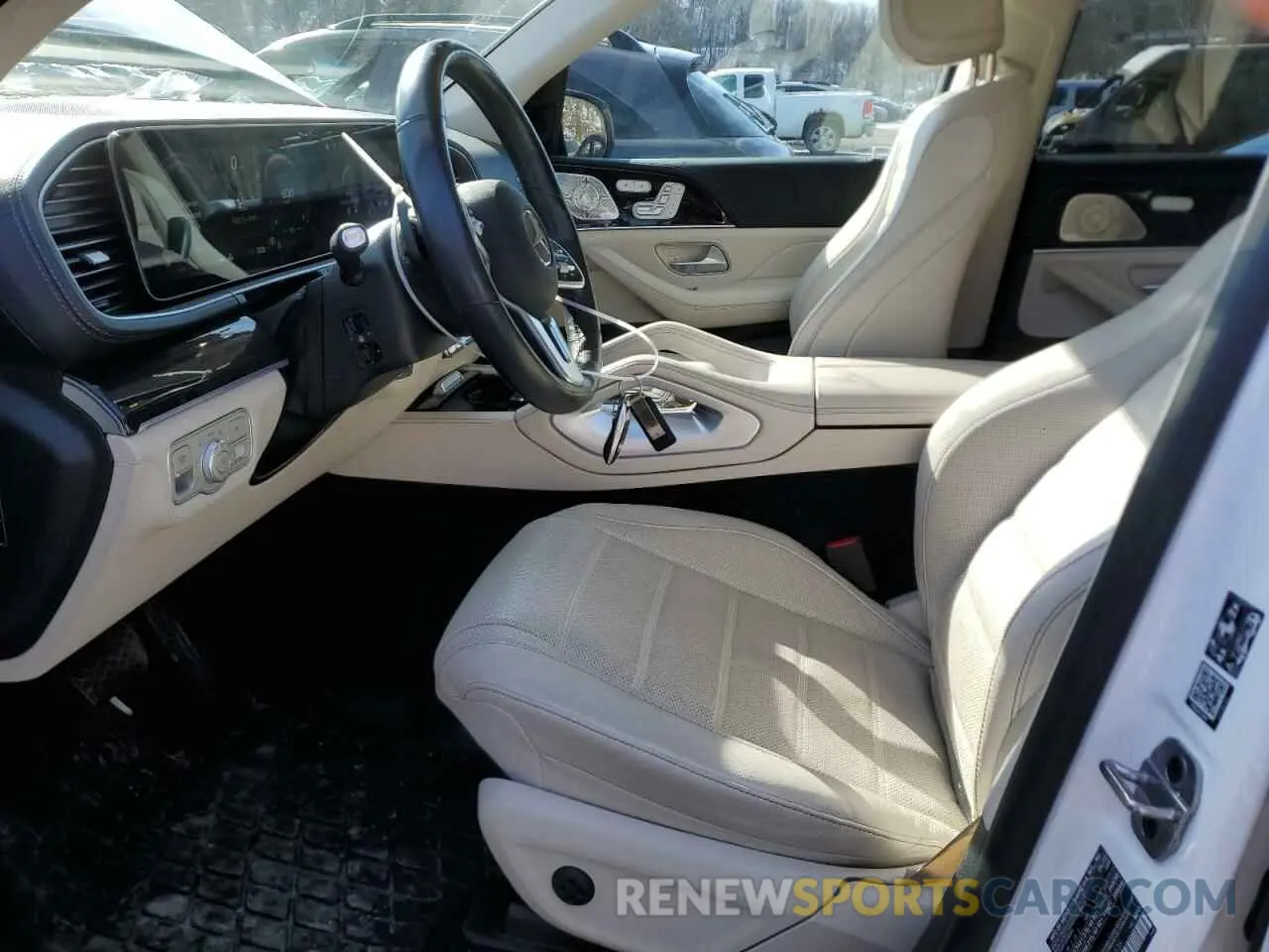 7 fotografías del automóvil dañado 4JGFB8GB1NA785636 MERCEDES-BENZ GLE-CLASS 2022
