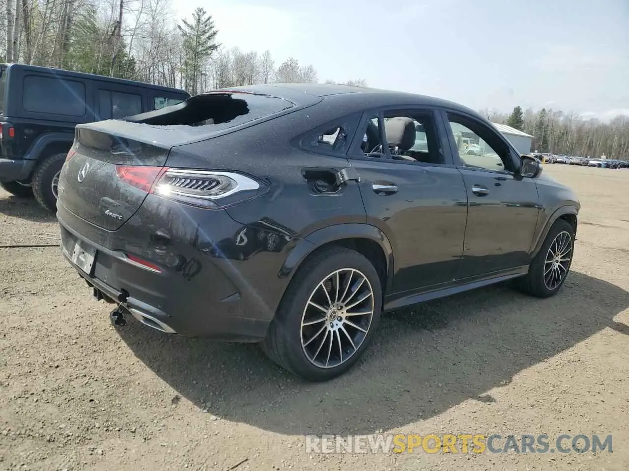 3 fotografías del automóvil dañado 4JGFD5KB9NA738242 MERCEDES-BENZ GLE-CLASS 2022