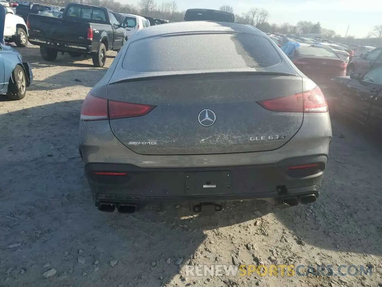 6 fotografías del automóvil dañado 4JGFD8KB8NA771248 MERCEDES-BENZ GLE-CLASS 2022