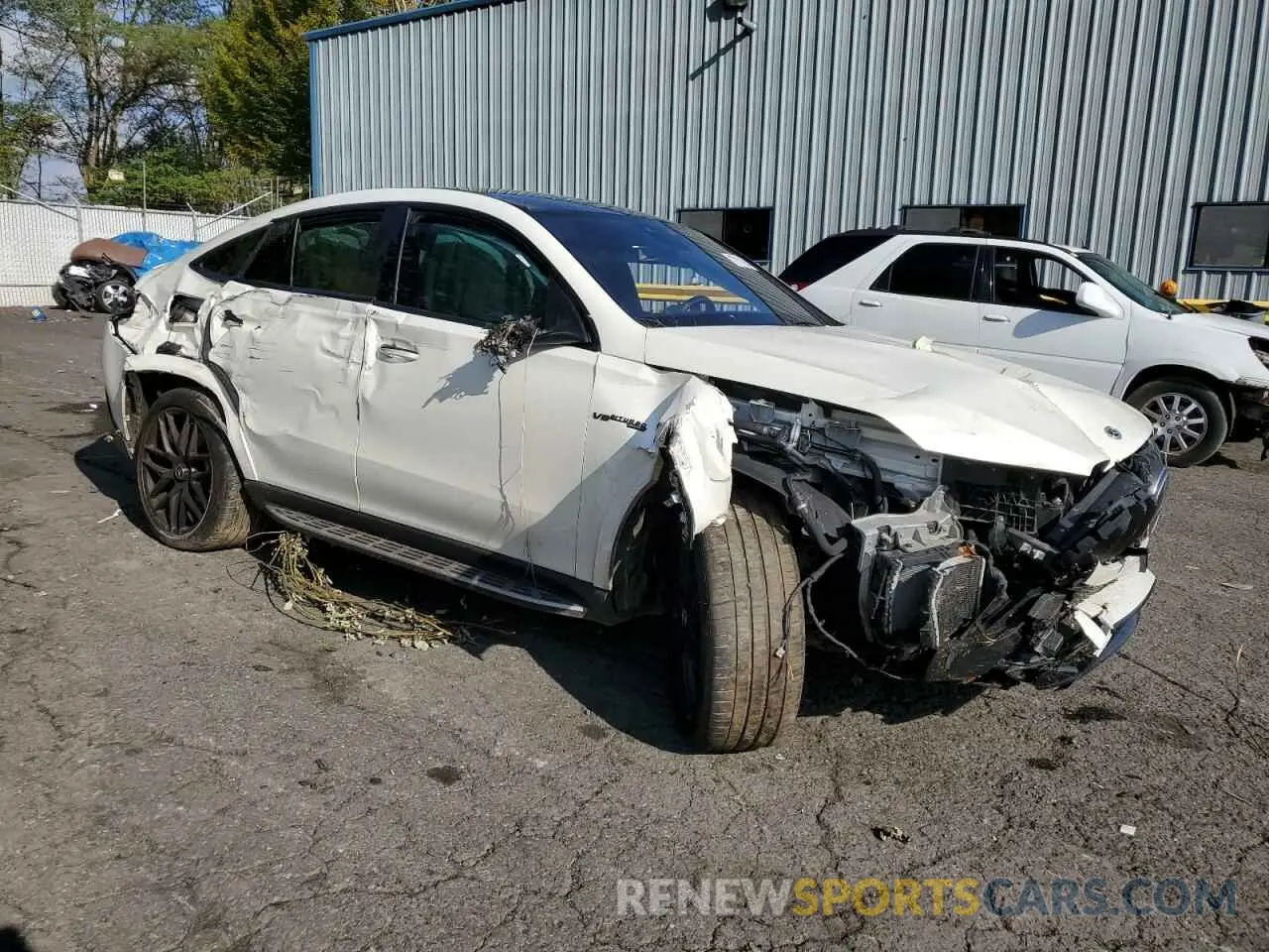 4 fotografías del automóvil dañado 4JGFD8KB9NA779942 MERCEDES-BENZ GLE-CLASS 2022