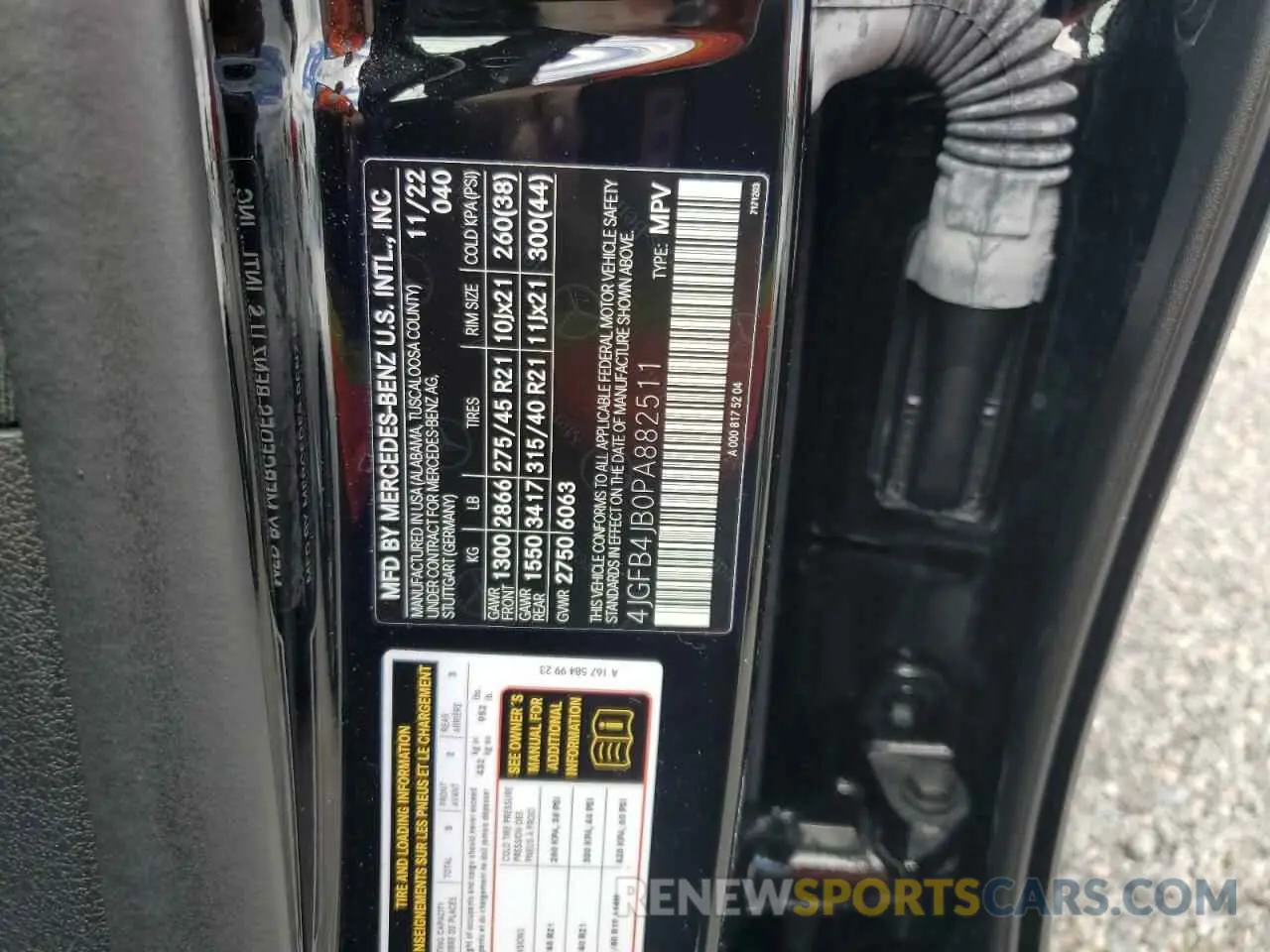 14 fotografías del automóvil dañado 4JGFB4JB0PA882511 MERCEDES-BENZ GLE-CLASS 2023