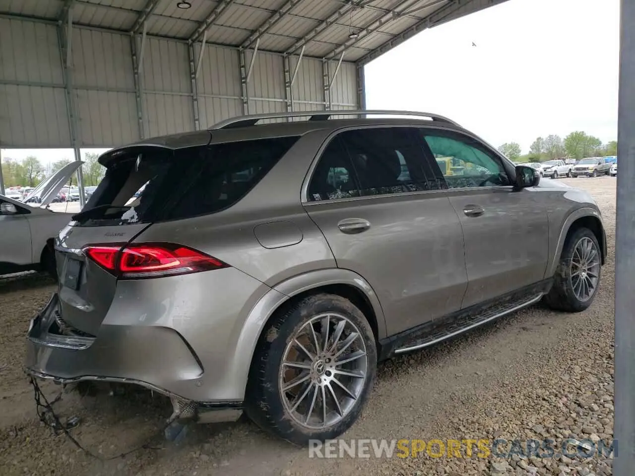 3 fotografías del automóvil dañado 4JGFB4KB0PA905915 MERCEDES-BENZ GLE-CLASS 2023