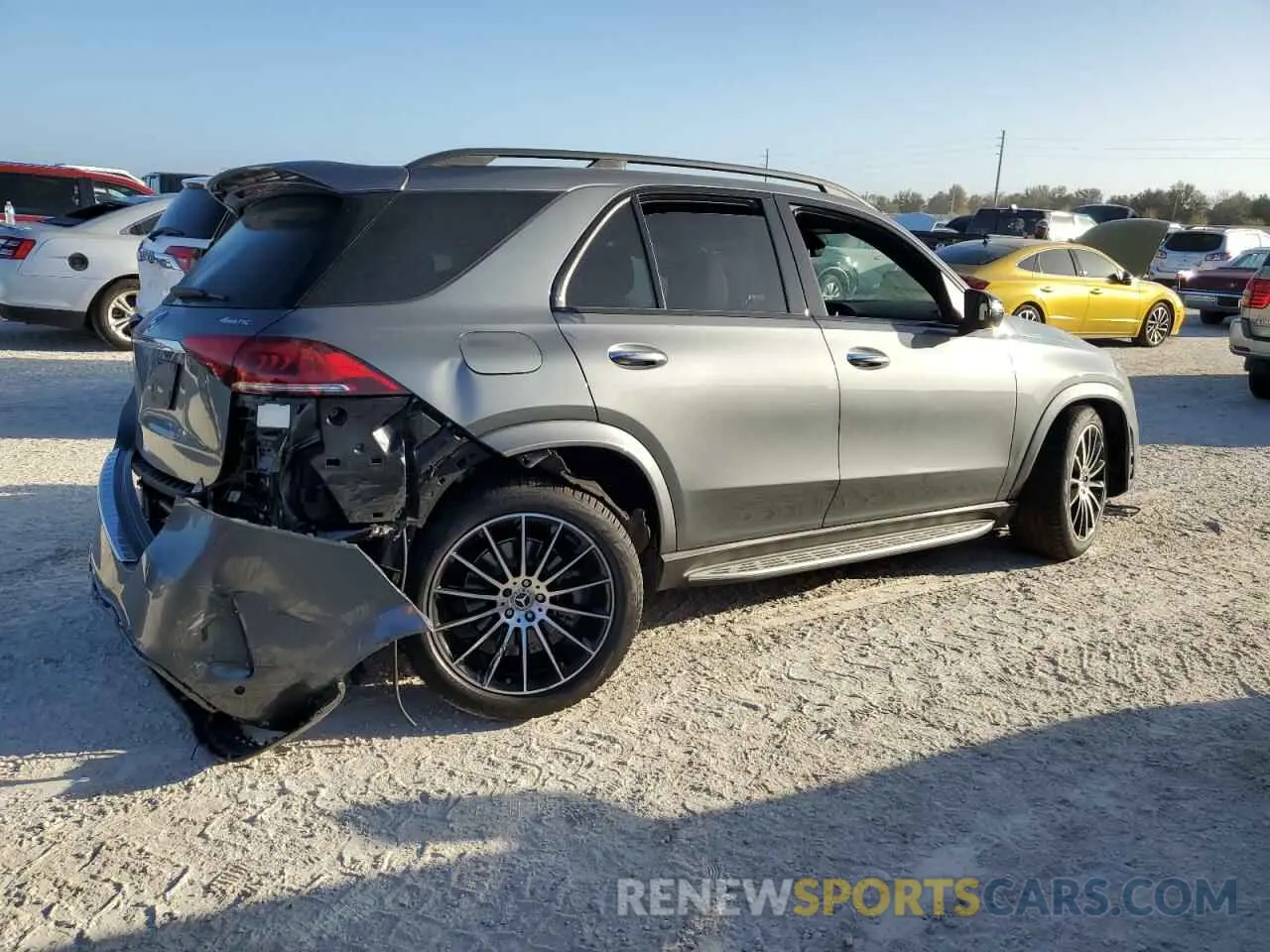 3 fotografías del automóvil dañado 4JGFB5KB0PA909968 MERCEDES-BENZ GLE-CLASS 2023