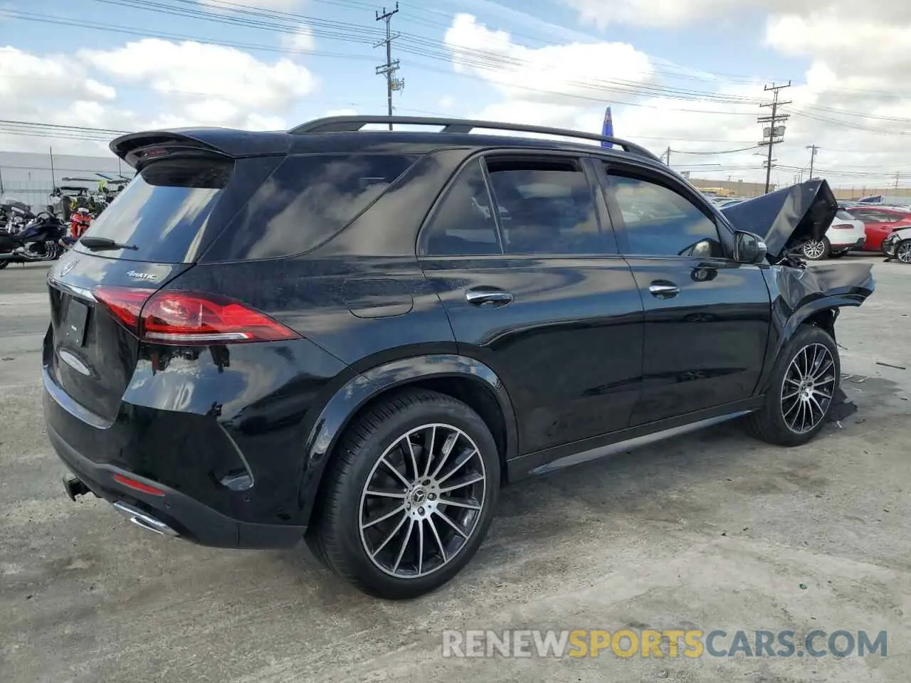 3 fotografías del automóvil dañado 4JGFB5KB2PA930305 MERCEDES-BENZ GLE-CLASS 2023