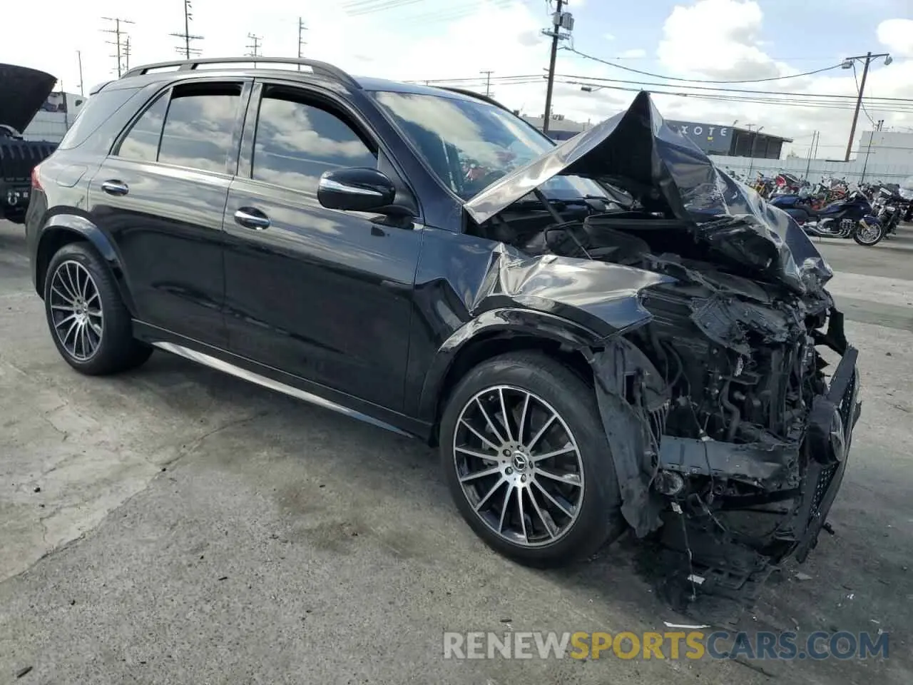 4 fotografías del automóvil dañado 4JGFB5KB2PA930305 MERCEDES-BENZ GLE-CLASS 2023