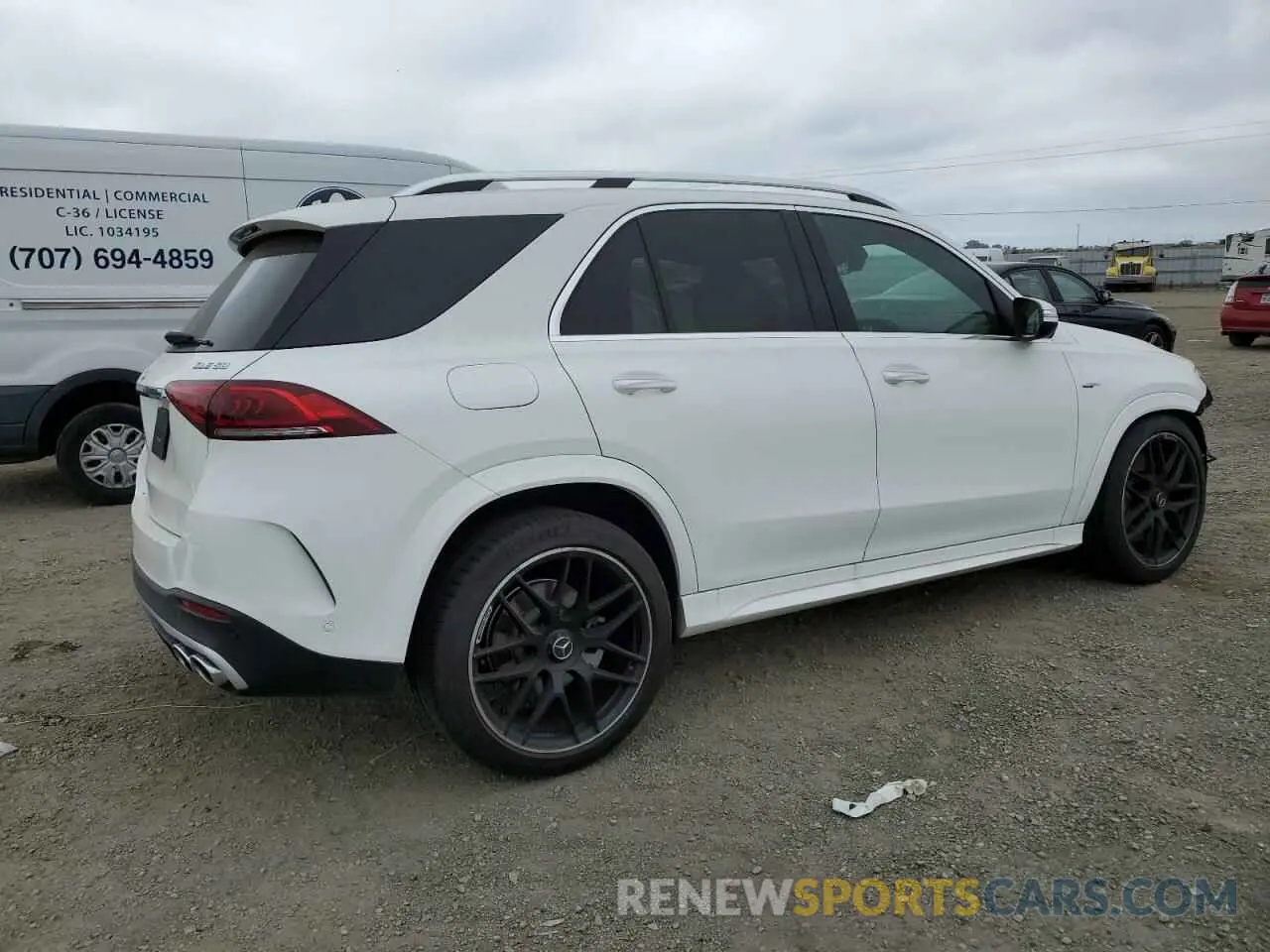 3 fotografías del automóvil dañado 4JGFB6BB6PA925260 MERCEDES-BENZ GLE-CLASS 2023