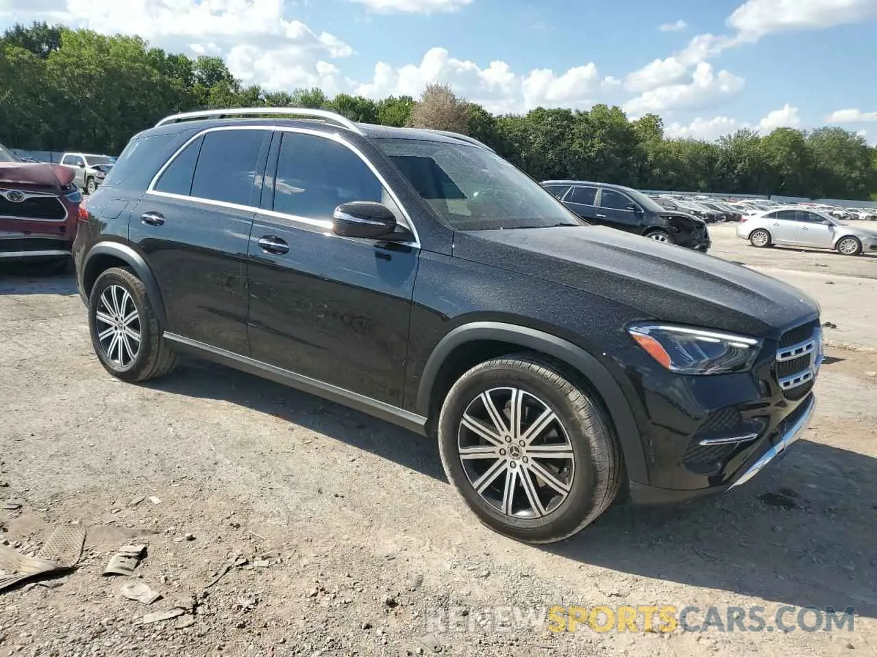 4 fotografías del automóvil dañado 4JGFB4FB0RA972396 MERCEDES-BENZ GLE-CLASS 2024