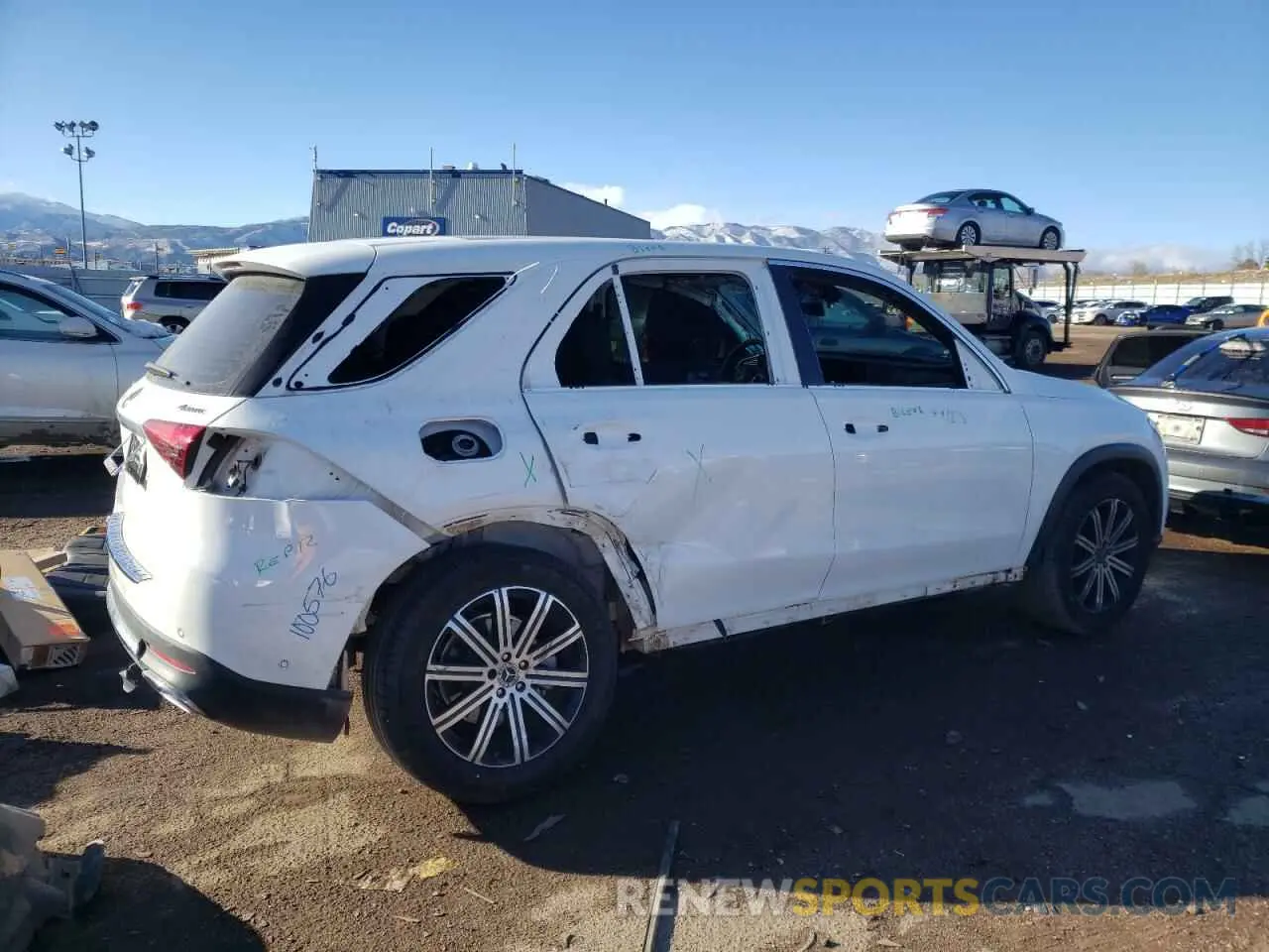 3 fotografías del automóvil dañado 4JGFB4FB3RA980816 MERCEDES-BENZ GLE-CLASS 2024