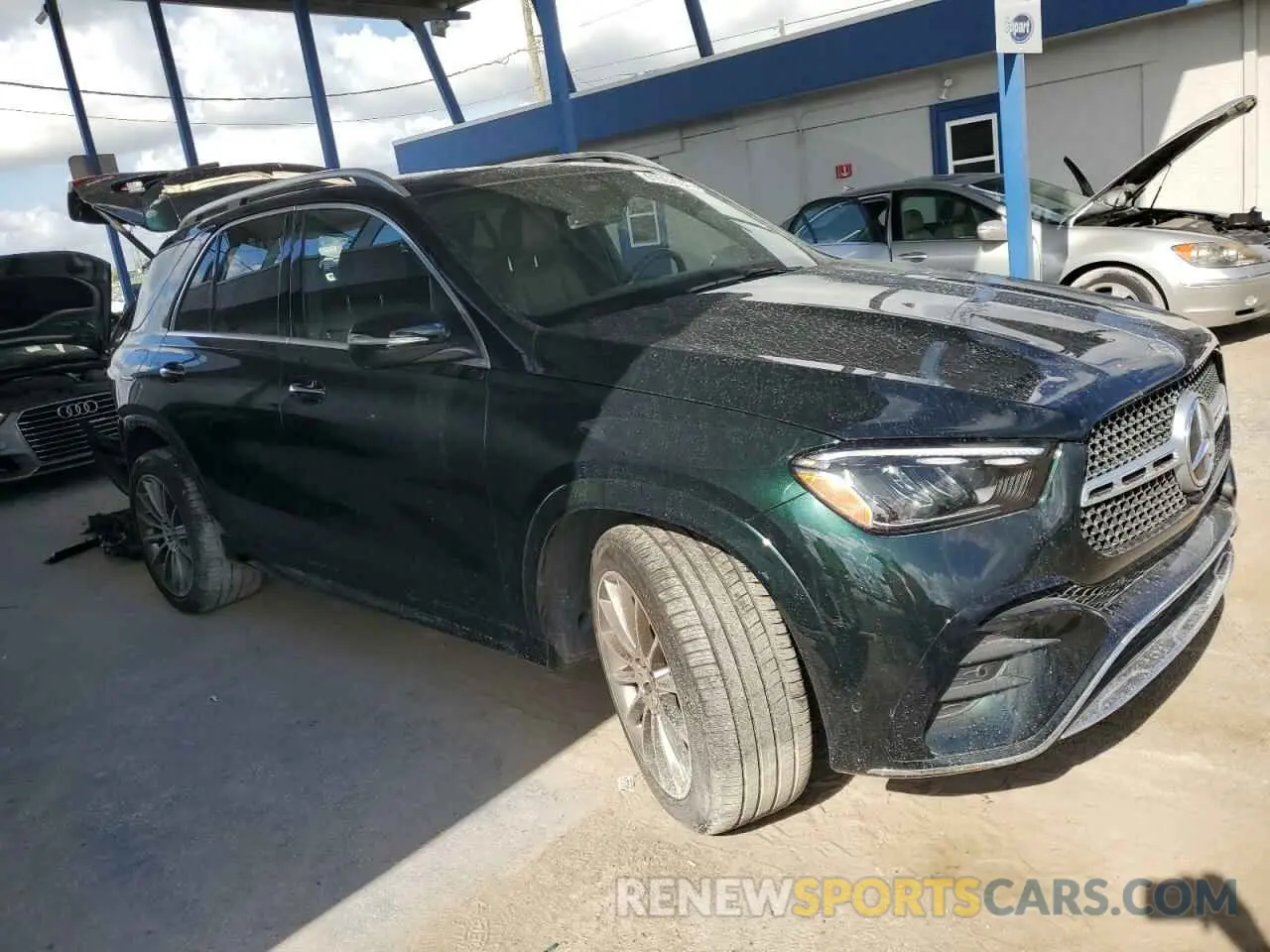 4 fotografías del automóvil dañado 4JGFB4FB3RB083926 MERCEDES-BENZ GLE-CLASS 2024