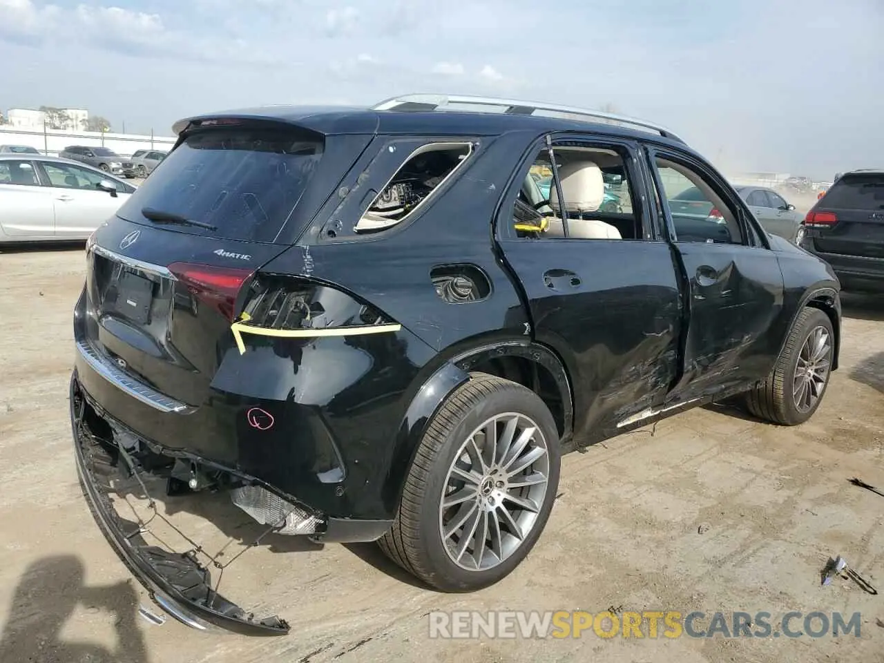 3 fotografías del automóvil dañado 4JGFB4FBXRB057713 MERCEDES-BENZ GLE-CLASS 2024