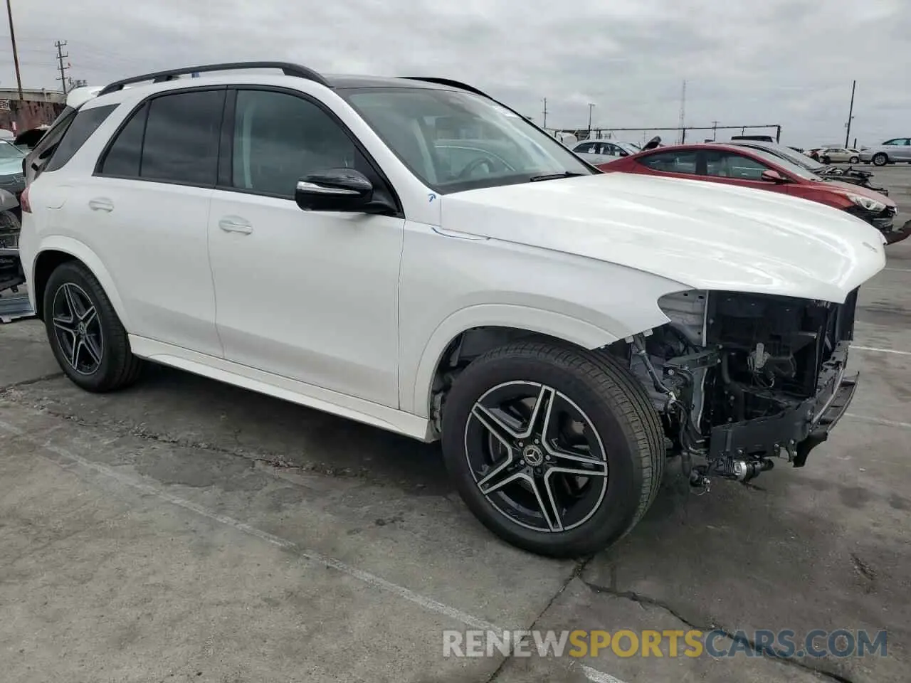 4 fotografías del automóvil dañado 4JGFB5KB2RB166243 MERCEDES-BENZ GLE-CLASS 2024