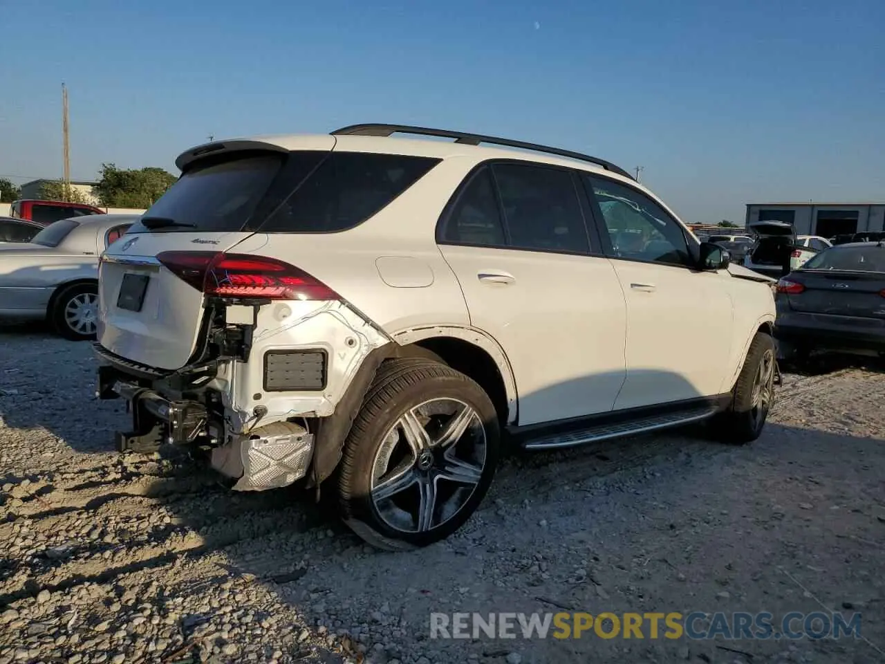 3 fotografías del automóvil dañado 4JGFB5KB3RB130481 MERCEDES-BENZ GLE-CLASS 2024