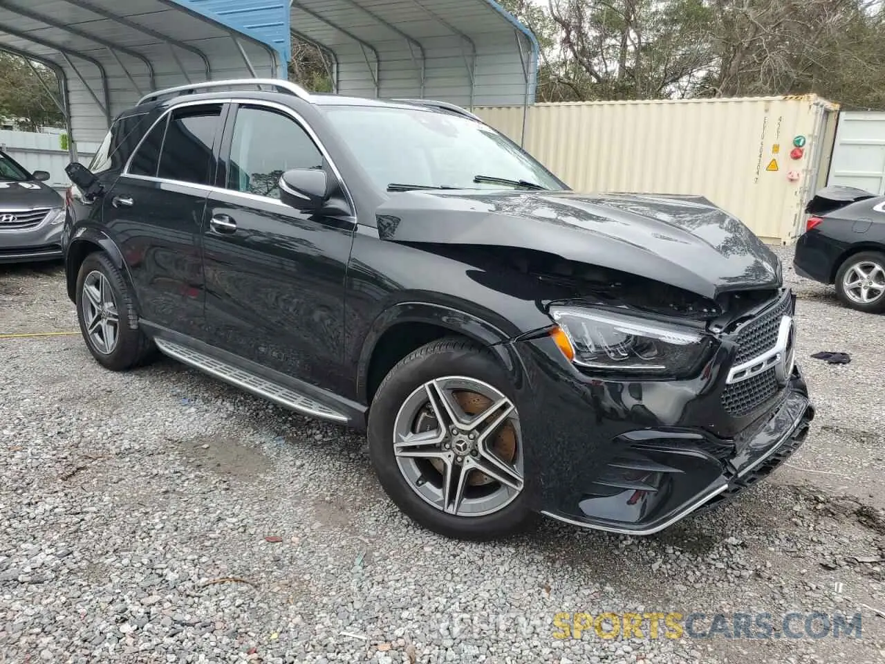 4 fotografías del automóvil dañado 4JGFB5KB3RB182452 MERCEDES-BENZ GLE-CLASS 2024