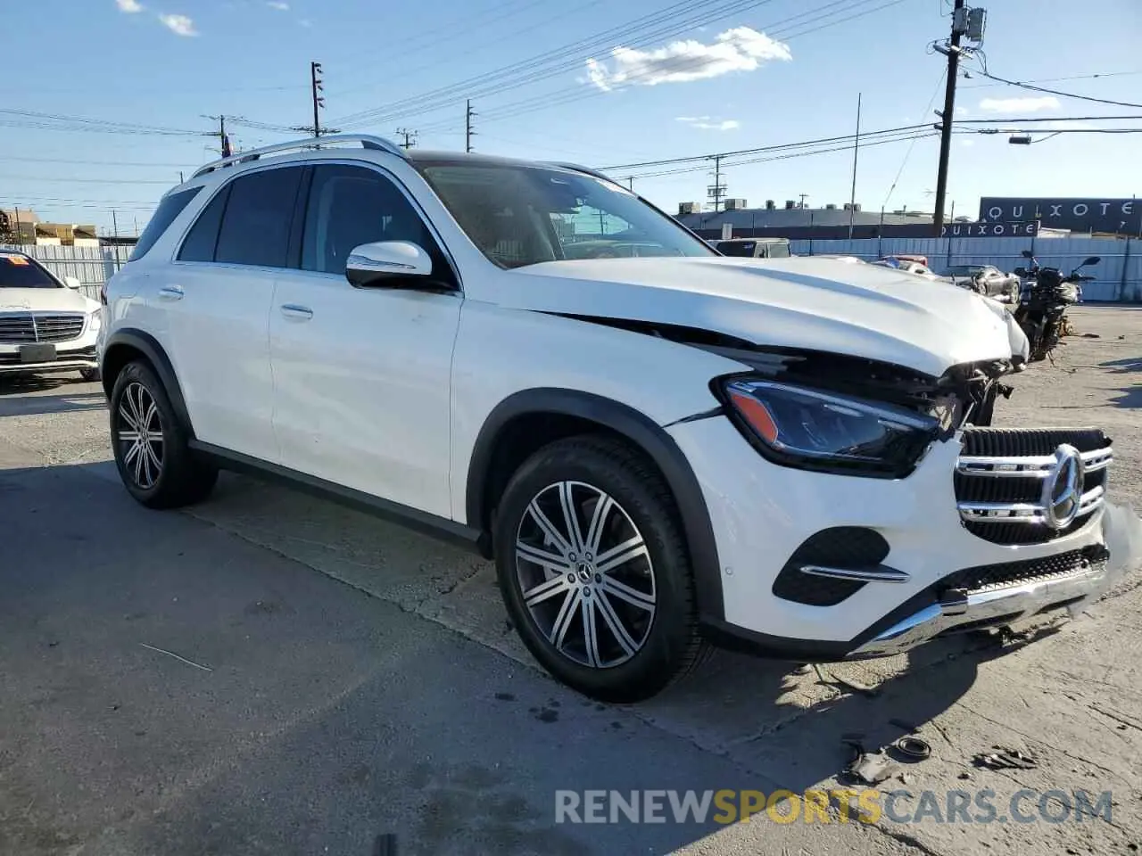 4 fotografías del automóvil dañado 4JGFB5KB6RB177388 MERCEDES-BENZ GLE-CLASS 2024