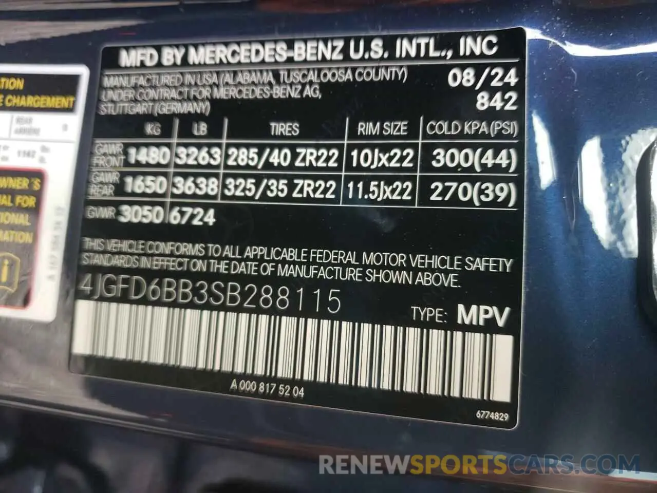 13 fotografías del automóvil dañado 4JGFD6BB3SB288115 MERCEDES-BENZ GLE-CLASS 2025
