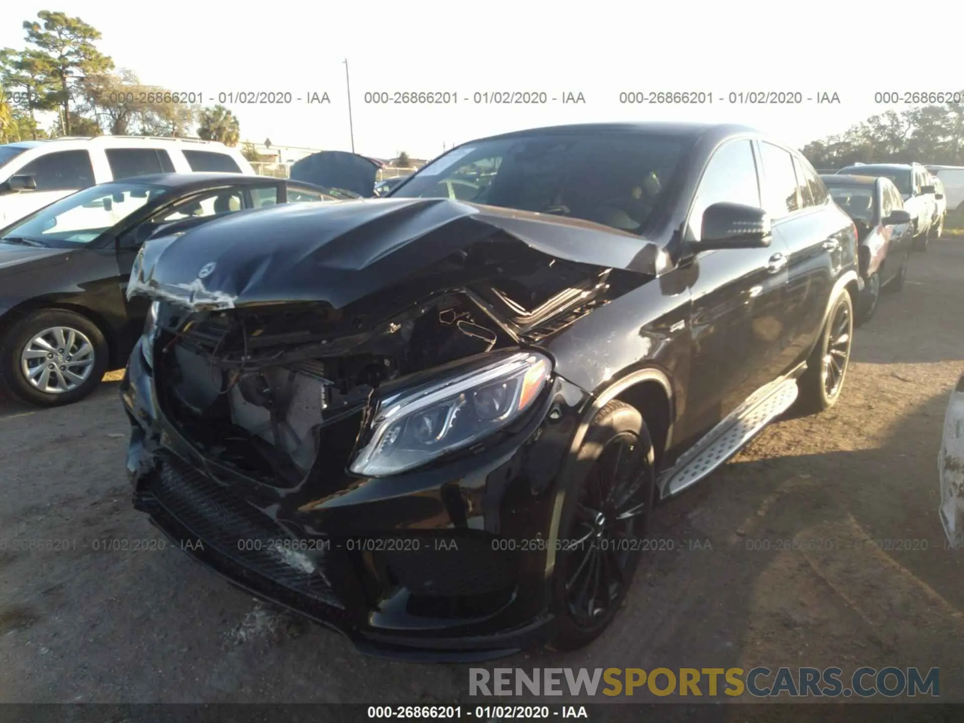 6 fotografías del automóvil dañado 4JGED6EB1KA139635 MERCEDES-BENZ GLE COUPE 2019
