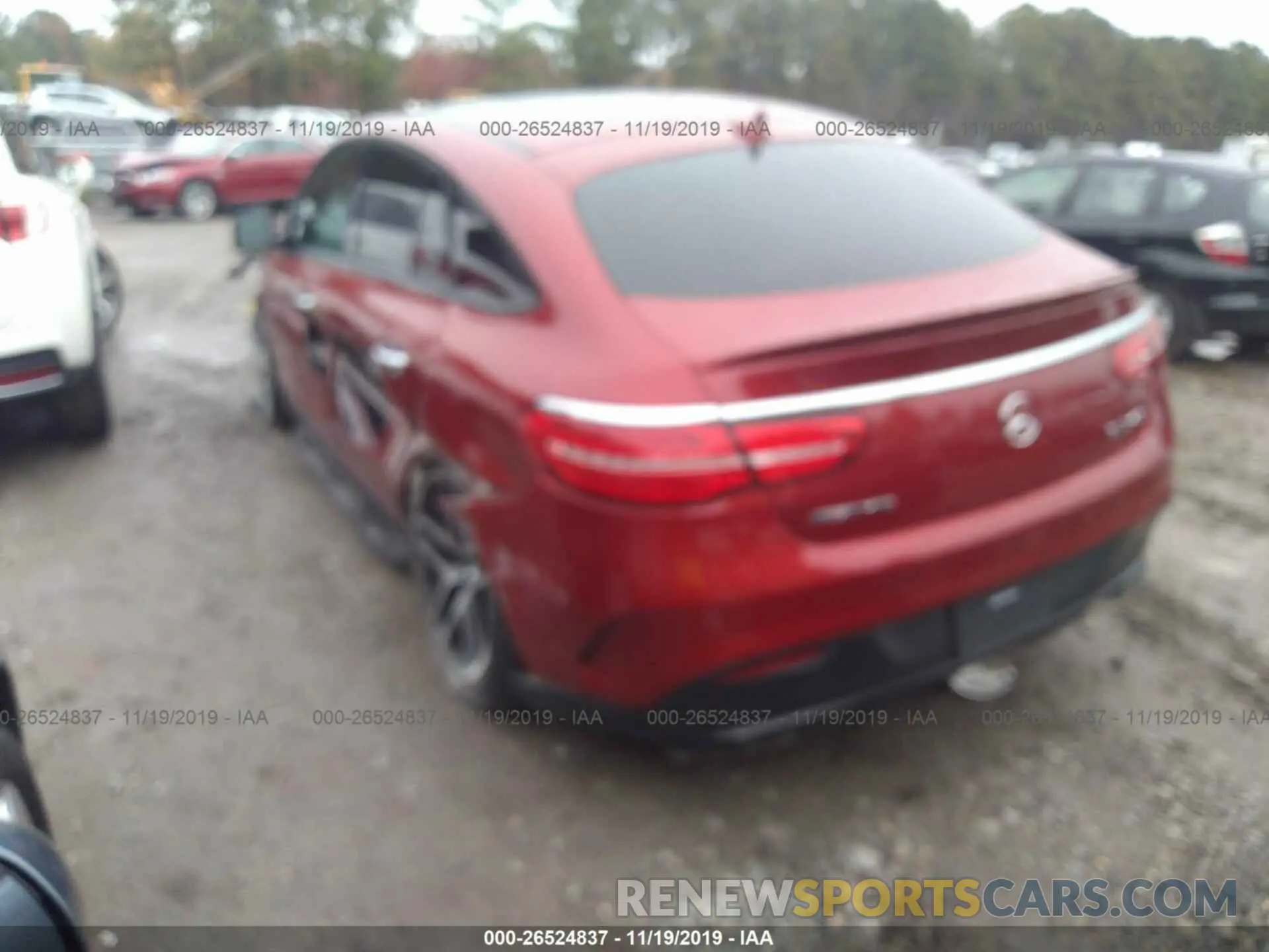3 fotografías del automóvil dañado 4JGED6EB2KA151891 MERCEDES-BENZ GLE COUPE 2019