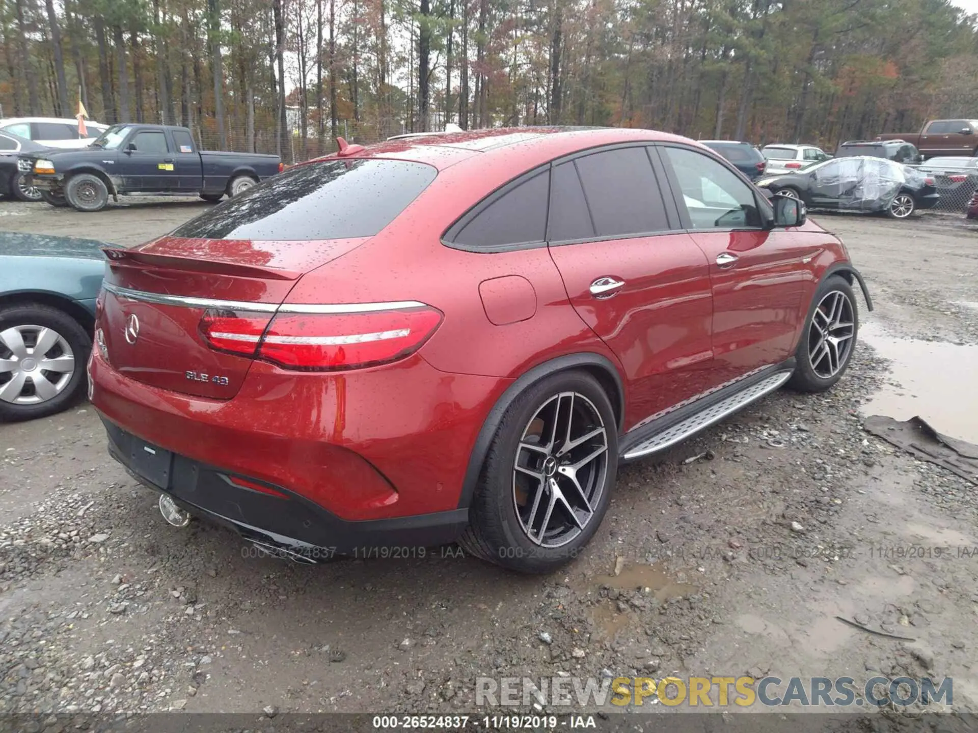 4 fotografías del automóvil dañado 4JGED6EB2KA151891 MERCEDES-BENZ GLE COUPE 2019