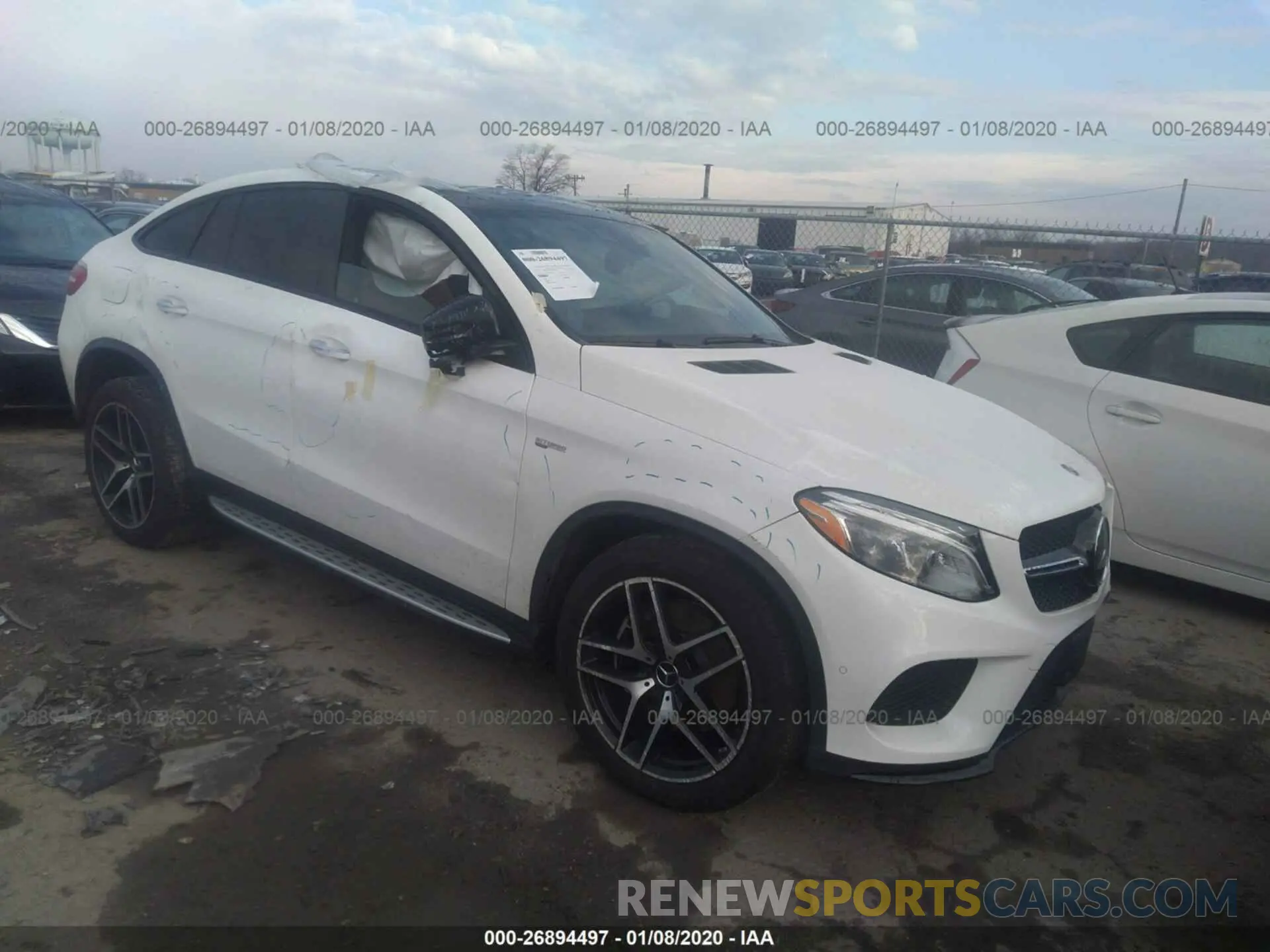 1 fotografías del automóvil dañado 4JGED6EB5KA142876 MERCEDES-BENZ GLE COUPE 2019