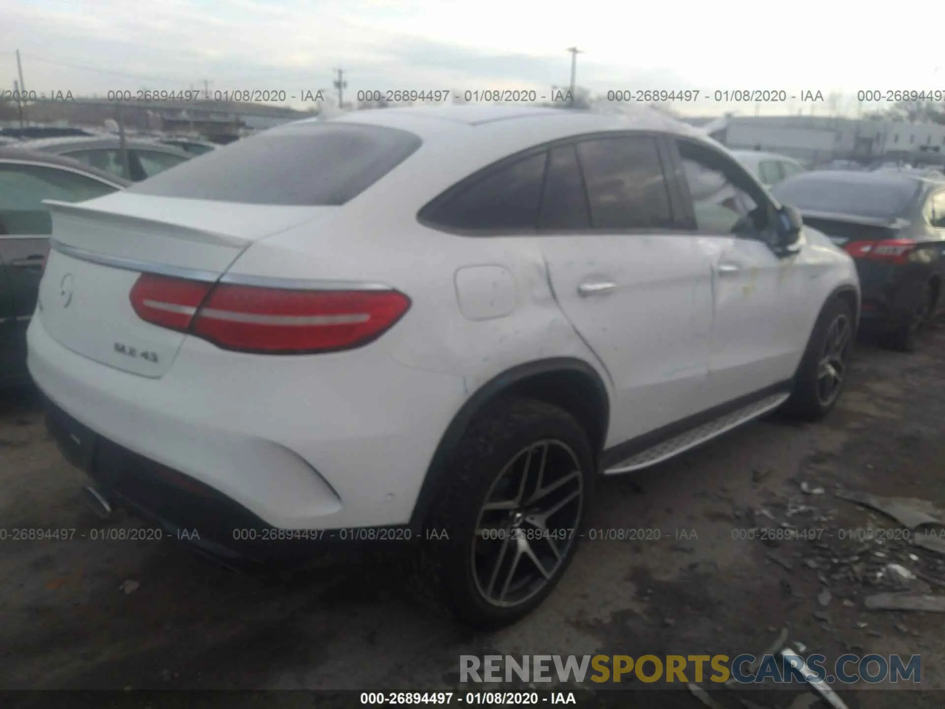 4 fotografías del automóvil dañado 4JGED6EB5KA142876 MERCEDES-BENZ GLE COUPE 2019