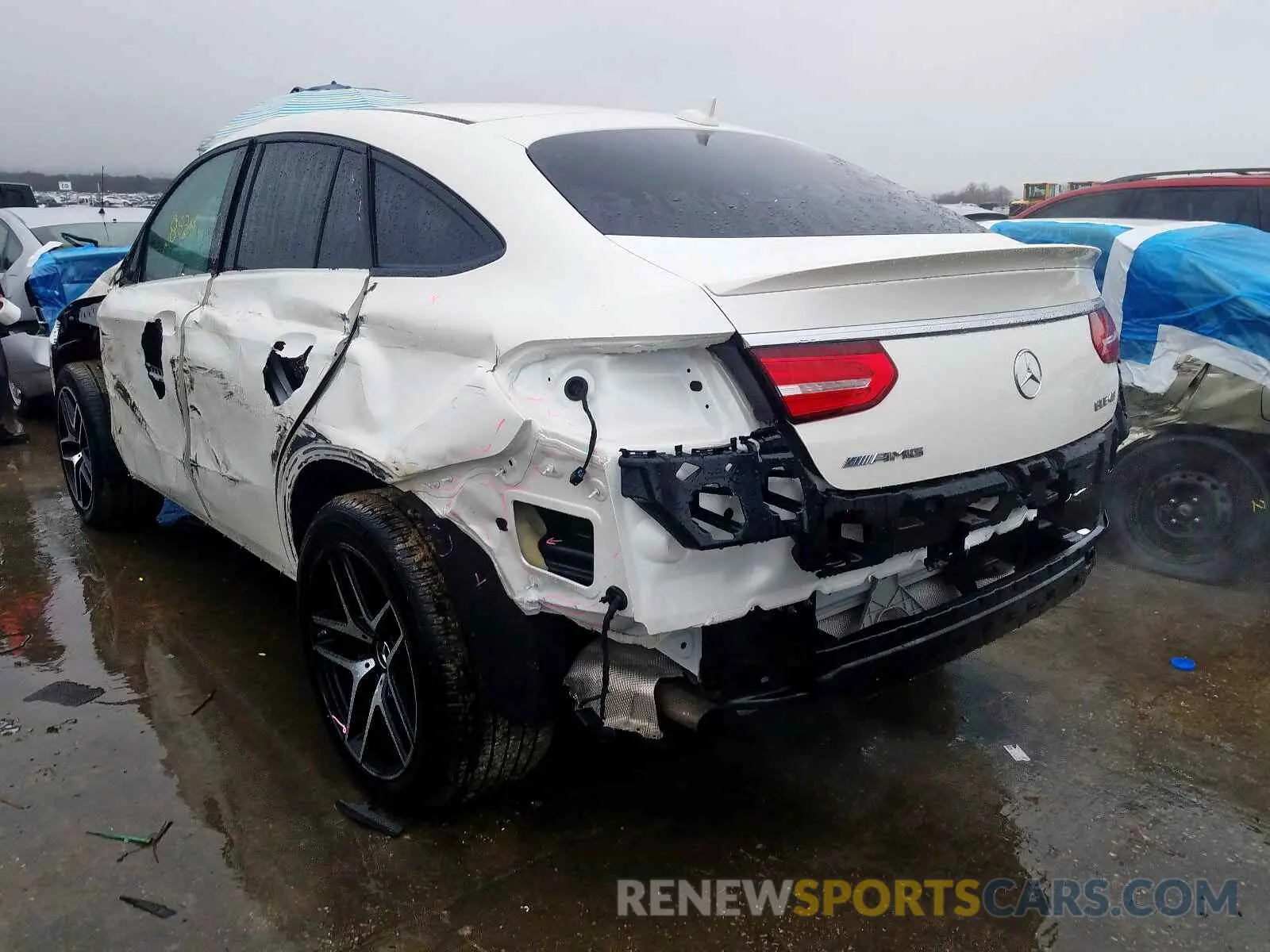 3 fotografías del automóvil dañado 4JGED6EB8KA135534 MERCEDES-BENZ GLE COUPE 2019