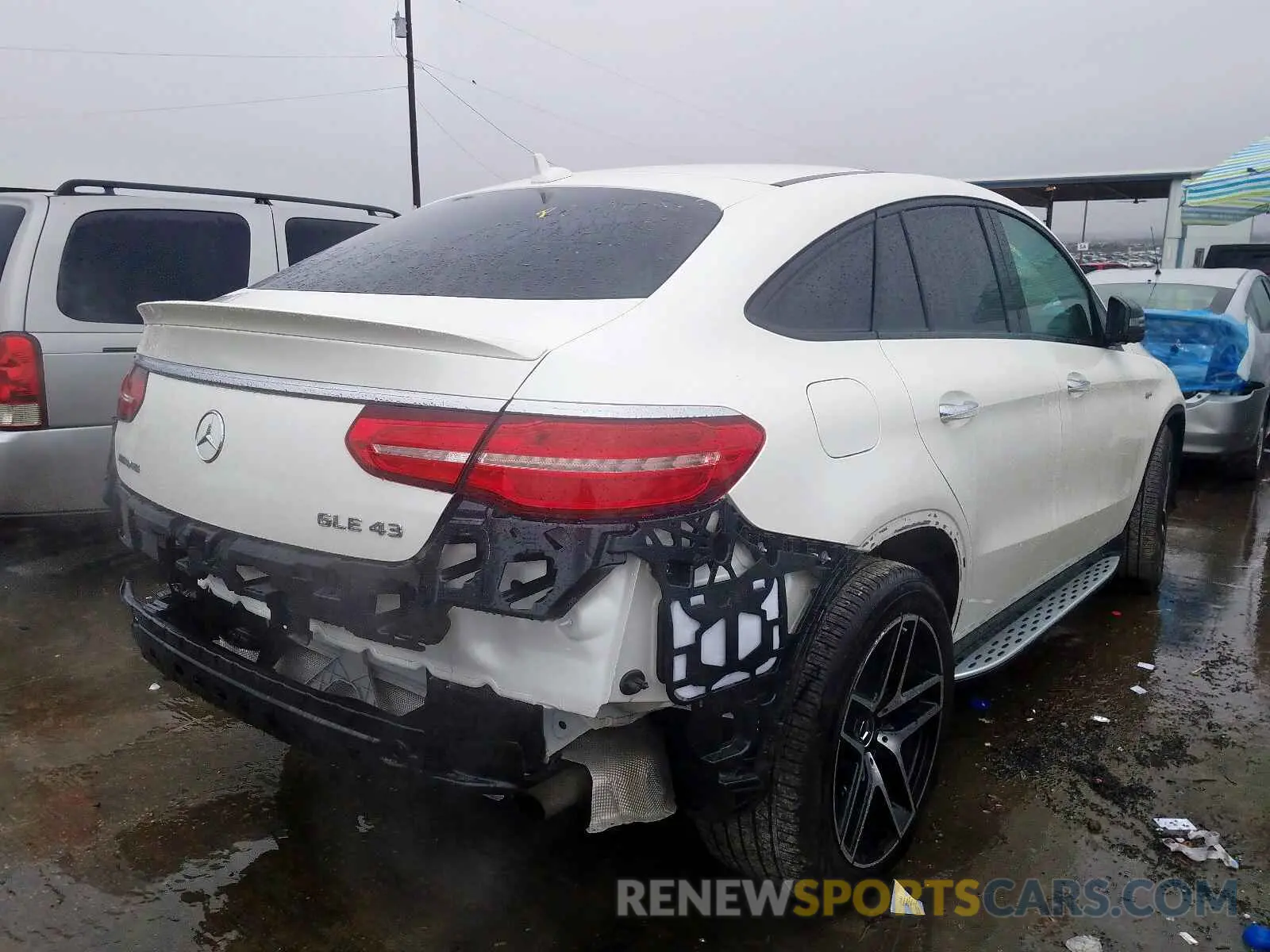 4 fotografías del automóvil dañado 4JGED6EB8KA135534 MERCEDES-BENZ GLE COUPE 2019
