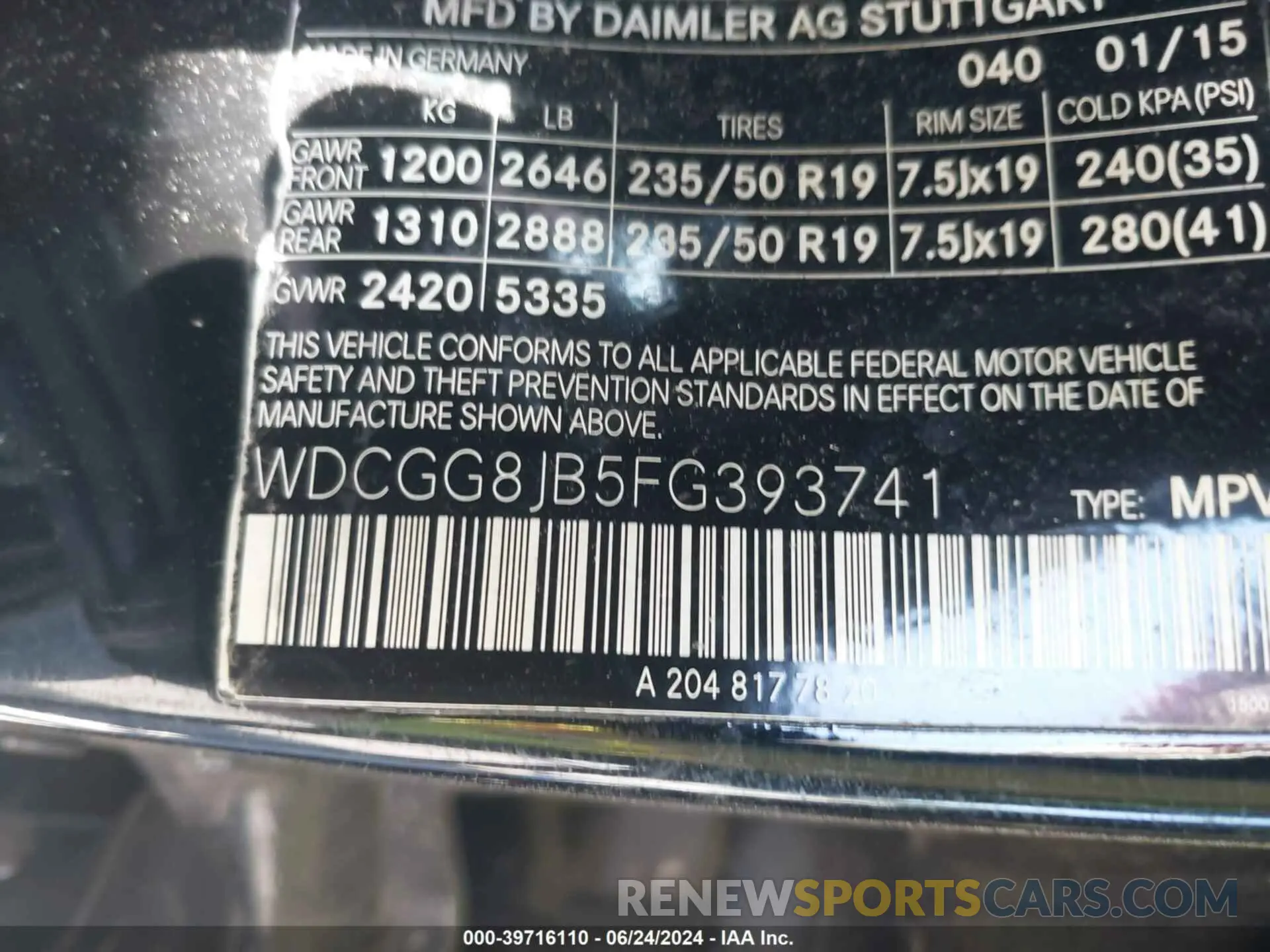 9 fotografías del automóvil dañado WDCGG8JB5FG393741 MERCEDES-BENZ GLK 350 2015
