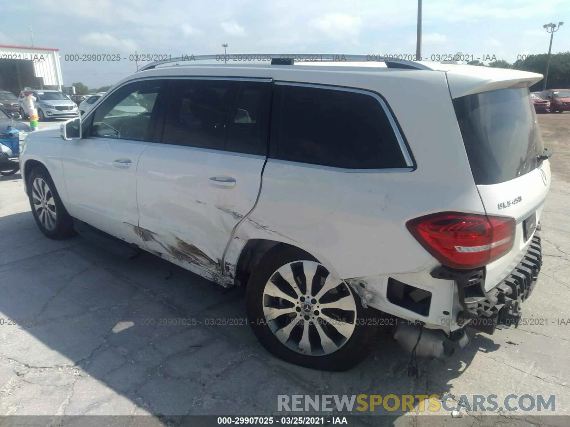 3 fotografías del automóvil dañado 4JGDF6EE0KB231569 MERCEDES-BENZ GLS 2019