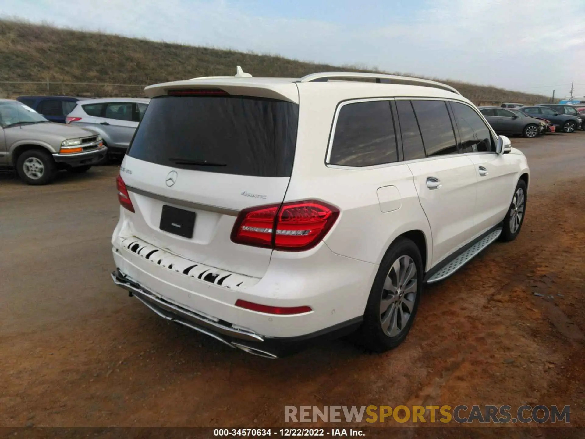 4 fotografías del automóvil dañado 4JGDF6EE2KB230875 MERCEDES-BENZ GLS 2019