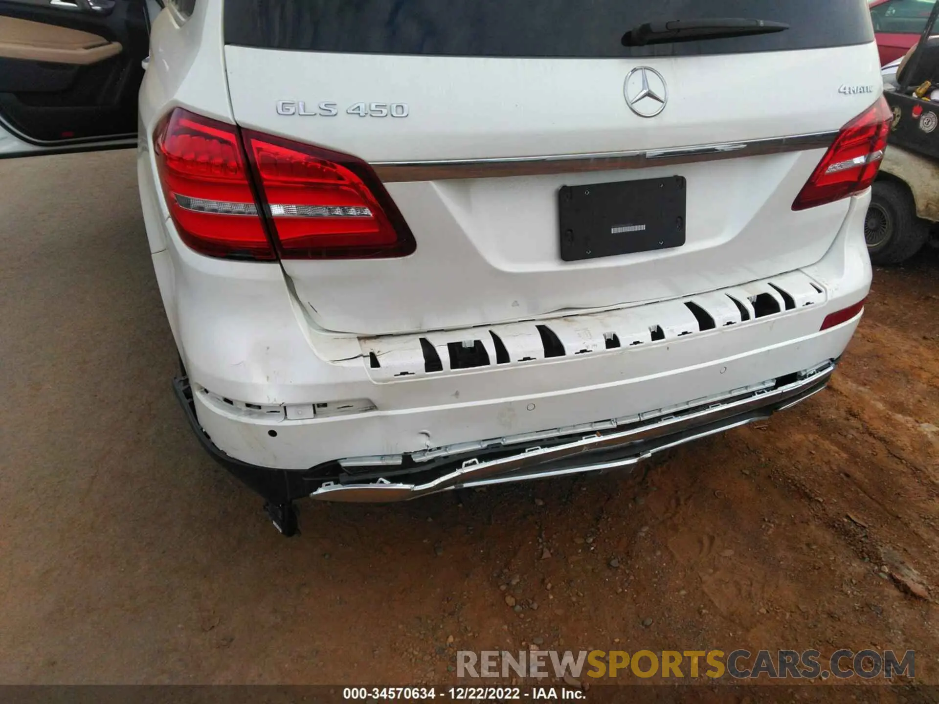 6 fotografías del automóvil dañado 4JGDF6EE2KB230875 MERCEDES-BENZ GLS 2019