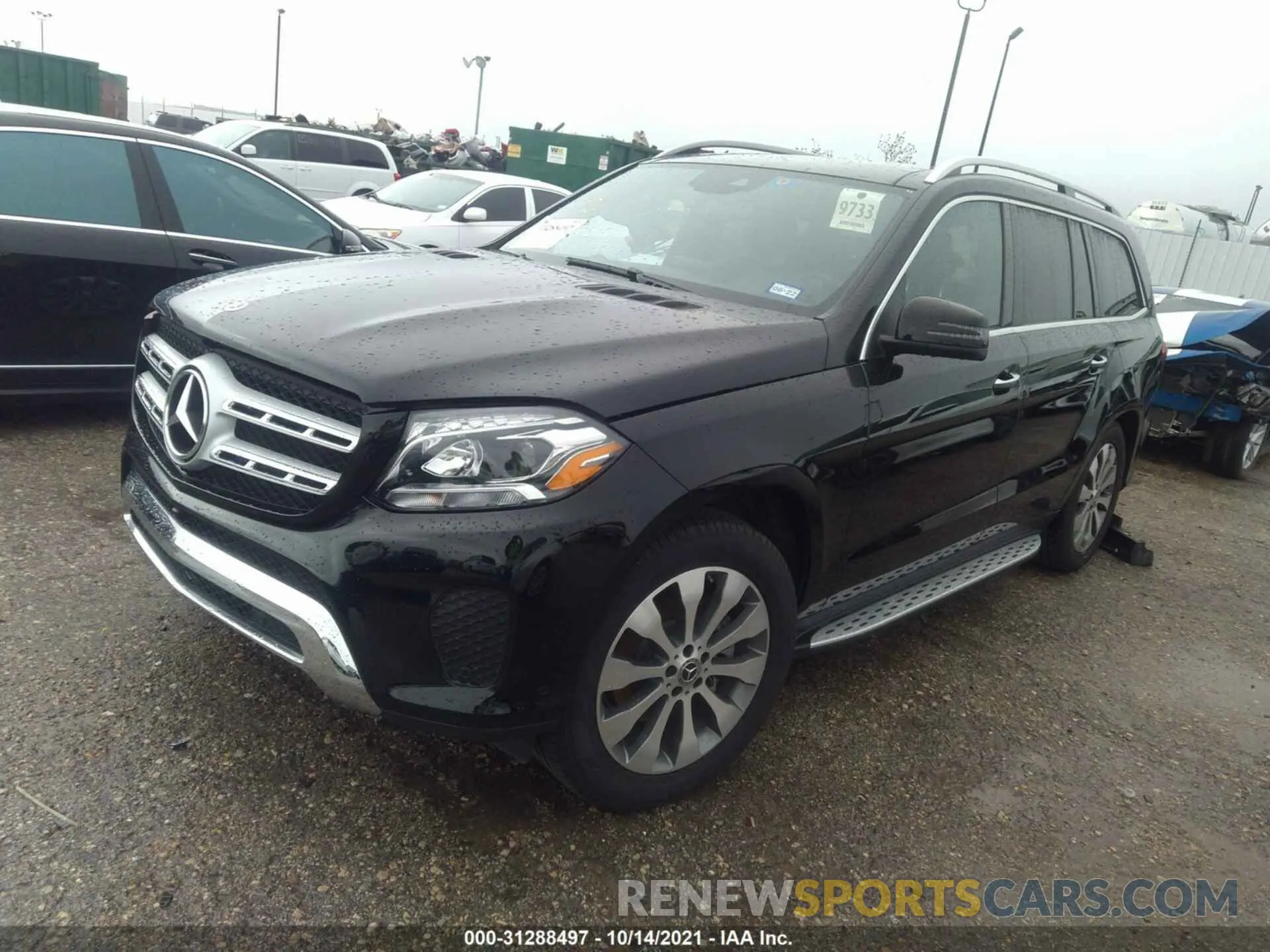 2 fotografías del automóvil dañado 4JGDF6EE2KB239429 MERCEDES-BENZ GLS 2019