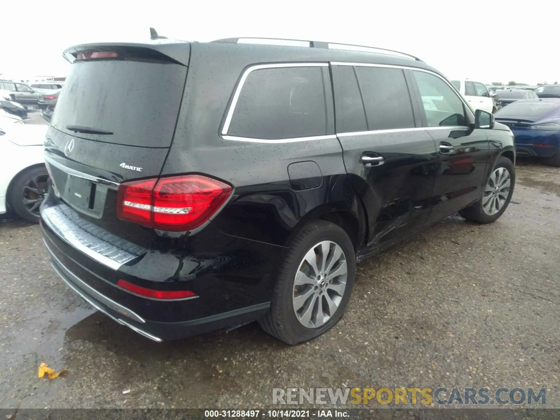 4 fotografías del automóvil dañado 4JGDF6EE2KB239429 MERCEDES-BENZ GLS 2019
