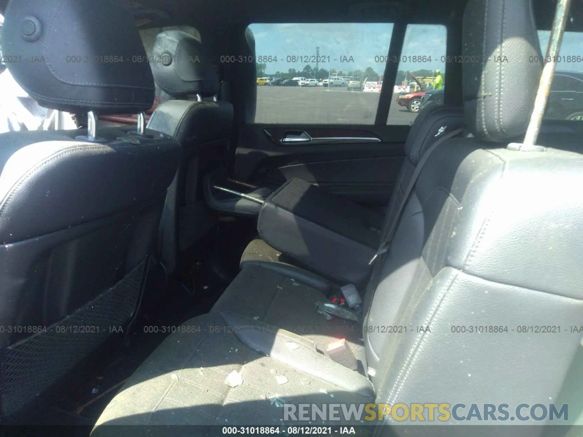 8 fotografías del automóvil dañado 4JGDF6EE5KB225718 MERCEDES-BENZ GLS 2019