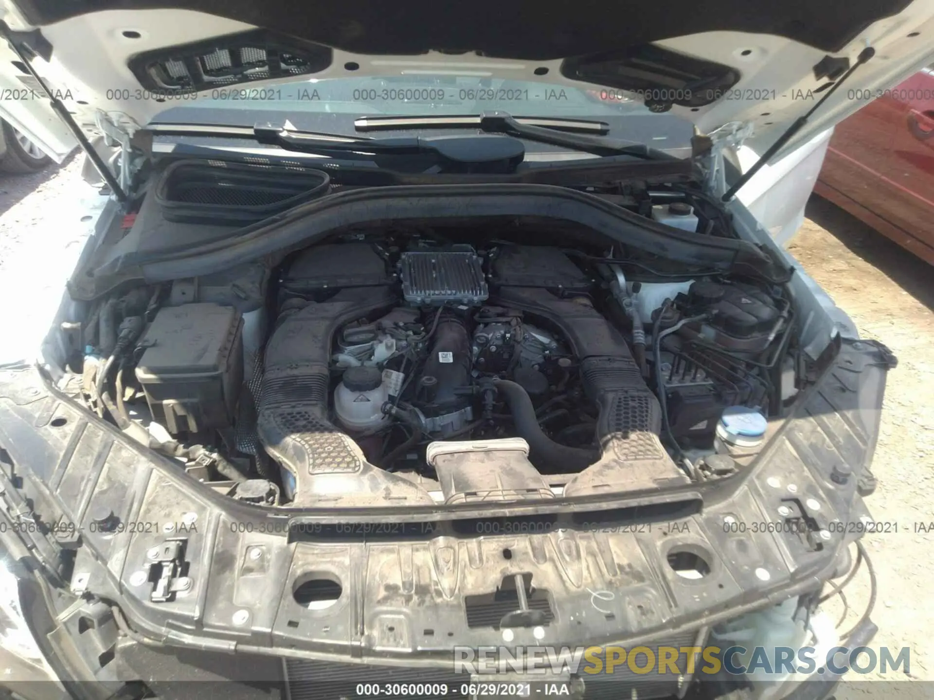 10 fotografías del automóvil dañado 4JGDF6EE5KB240882 MERCEDES-BENZ GLS 2019